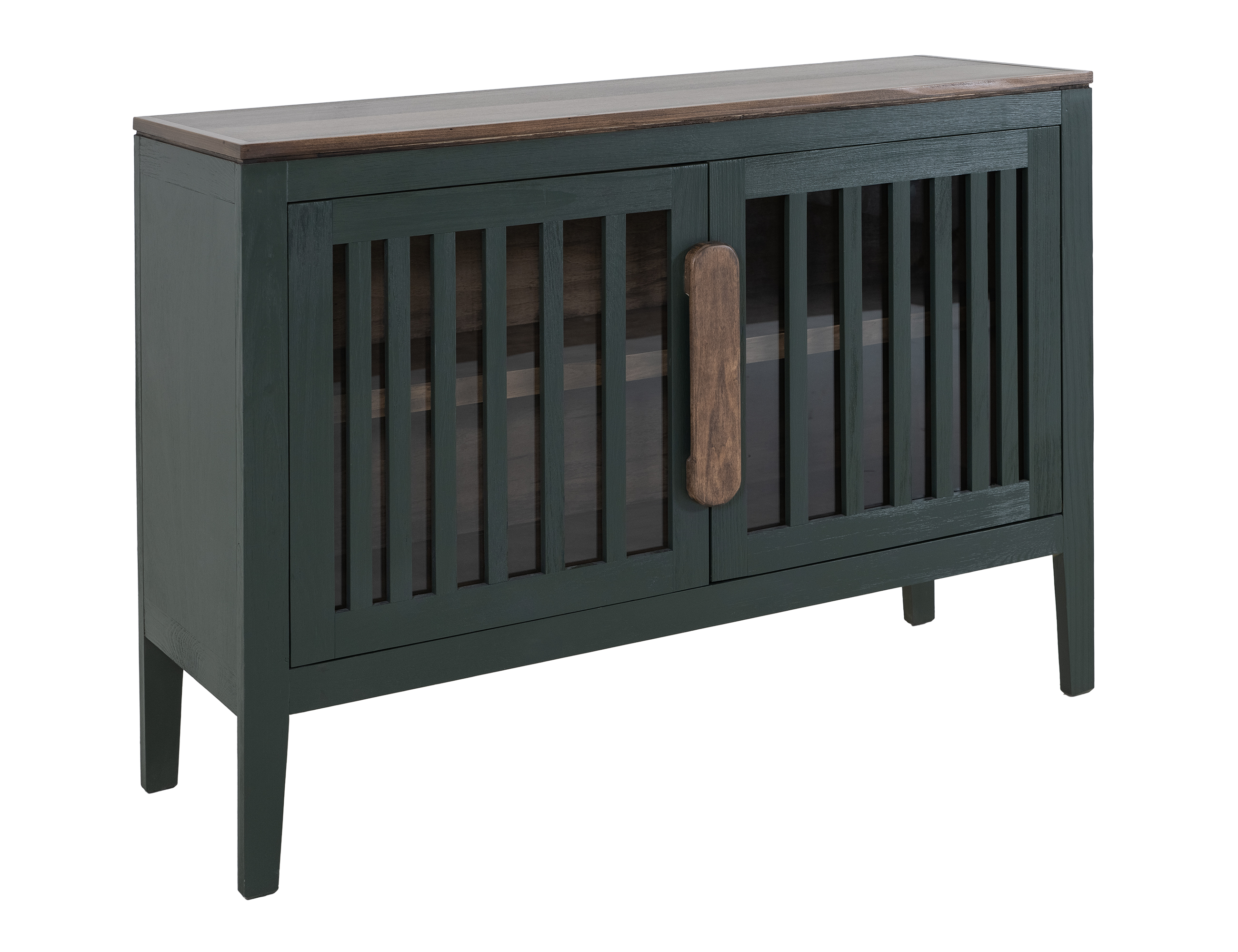 IFD Autumn Forest Green 2 Door Console