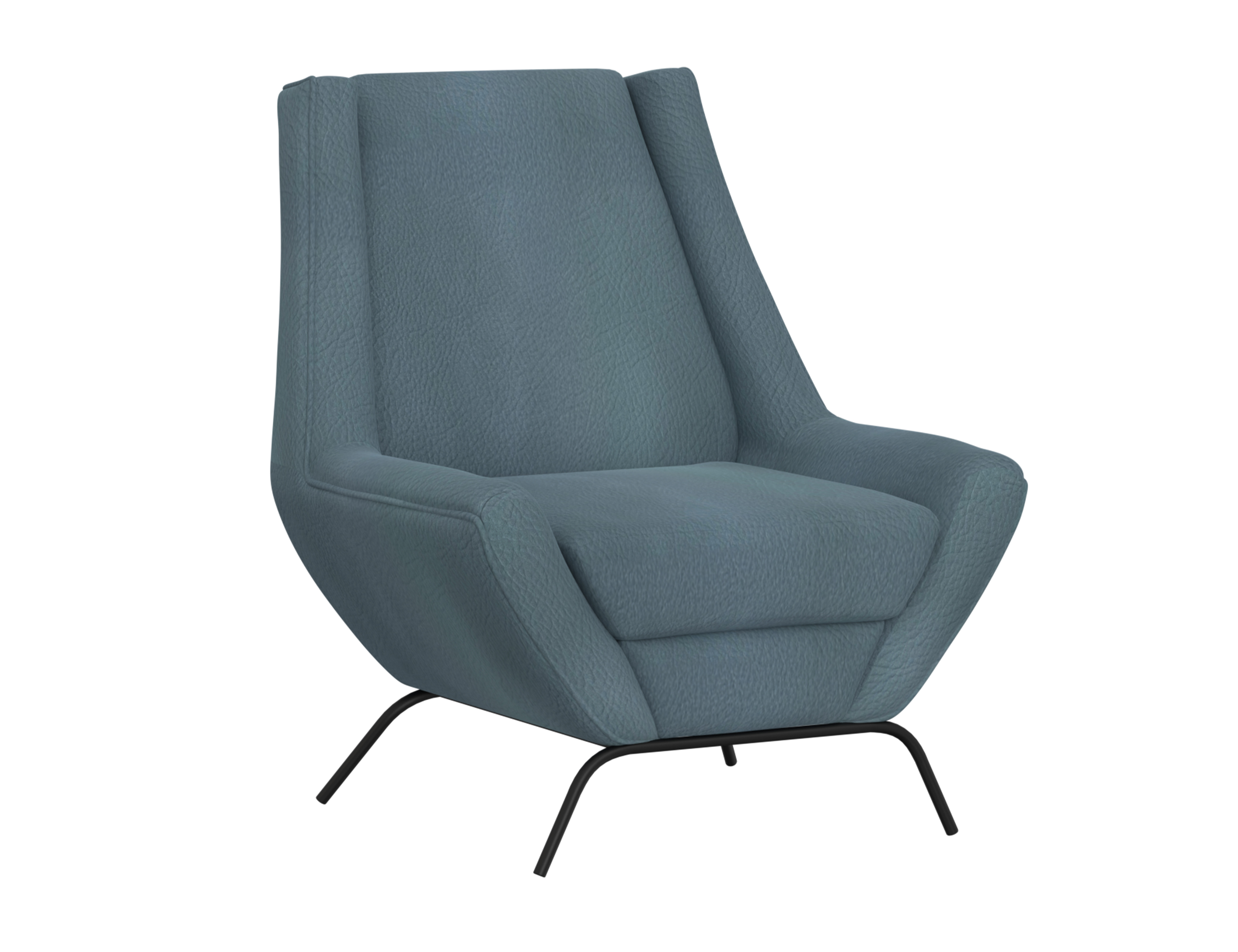 IFD Tyne Slate Blue Armchair