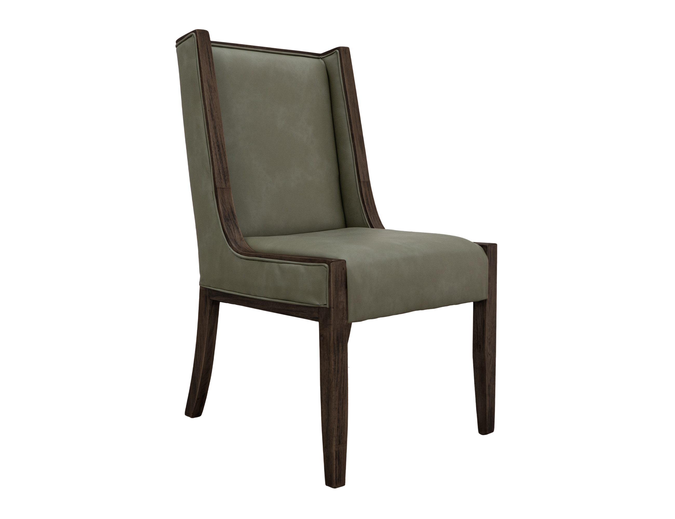 2 IFD Balam Olive Dark Green Upholstered Chairs