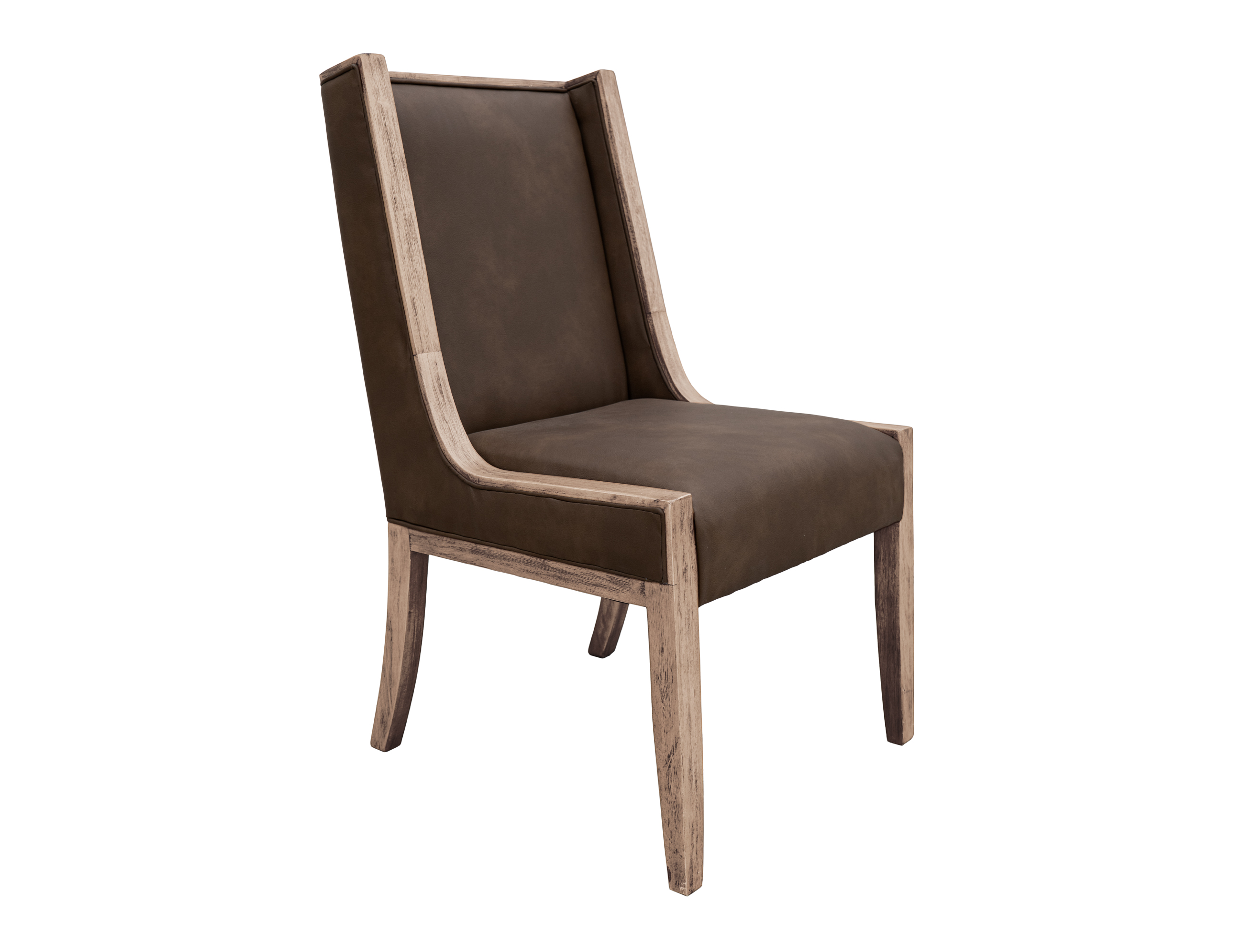 2 IFD Balam Camel Brown Upholstered Chairs