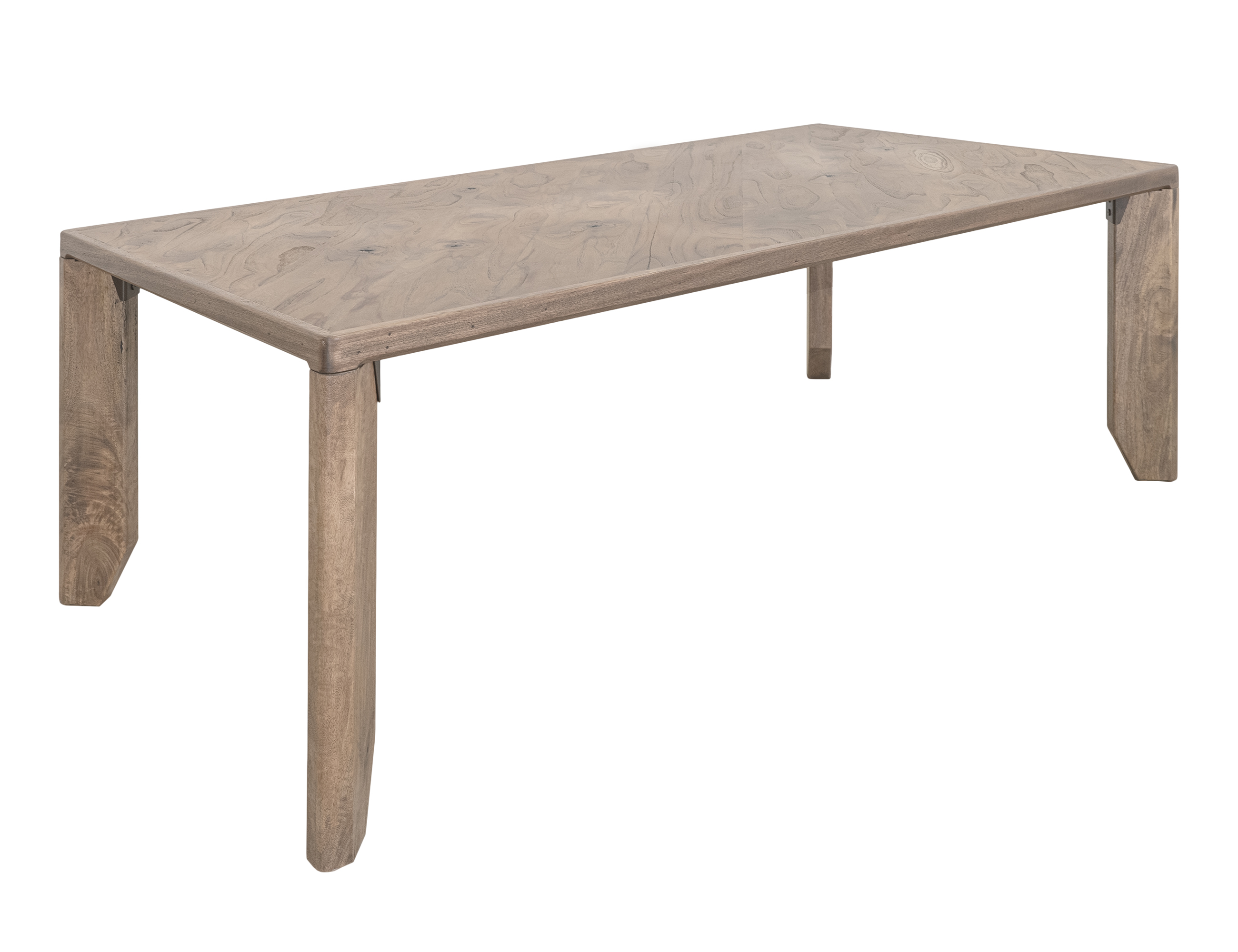 IFD Teak Ivory White Dining Table