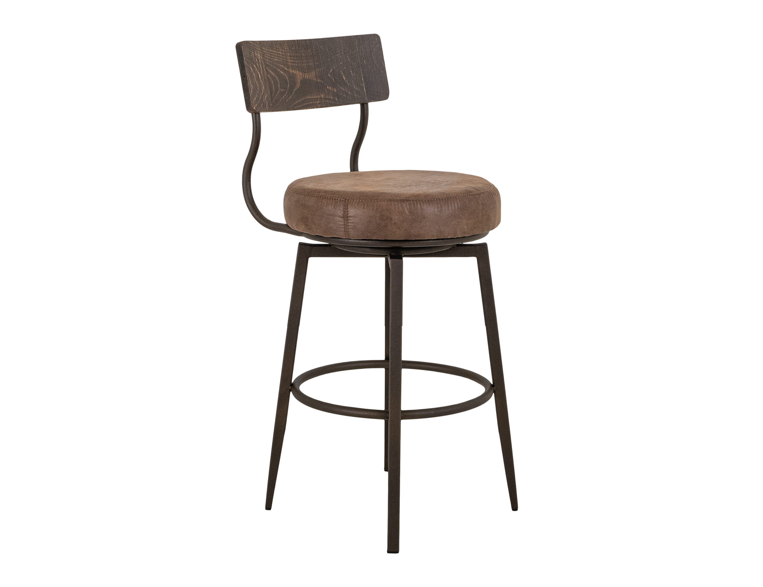 IFD Castana Camel Brown 24 Inch Barstool