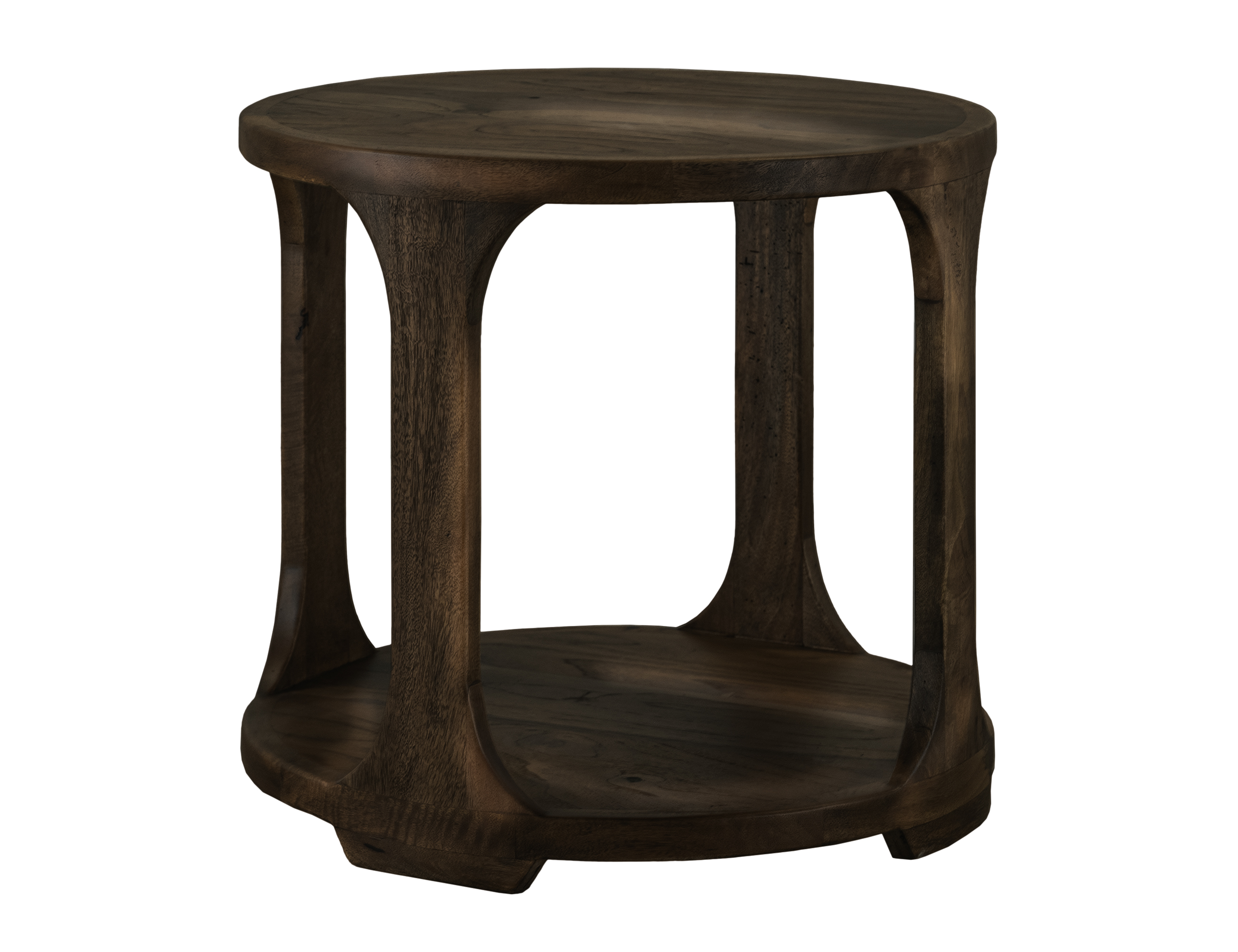 IFD Balam Oil Black 1 Shelf End Table