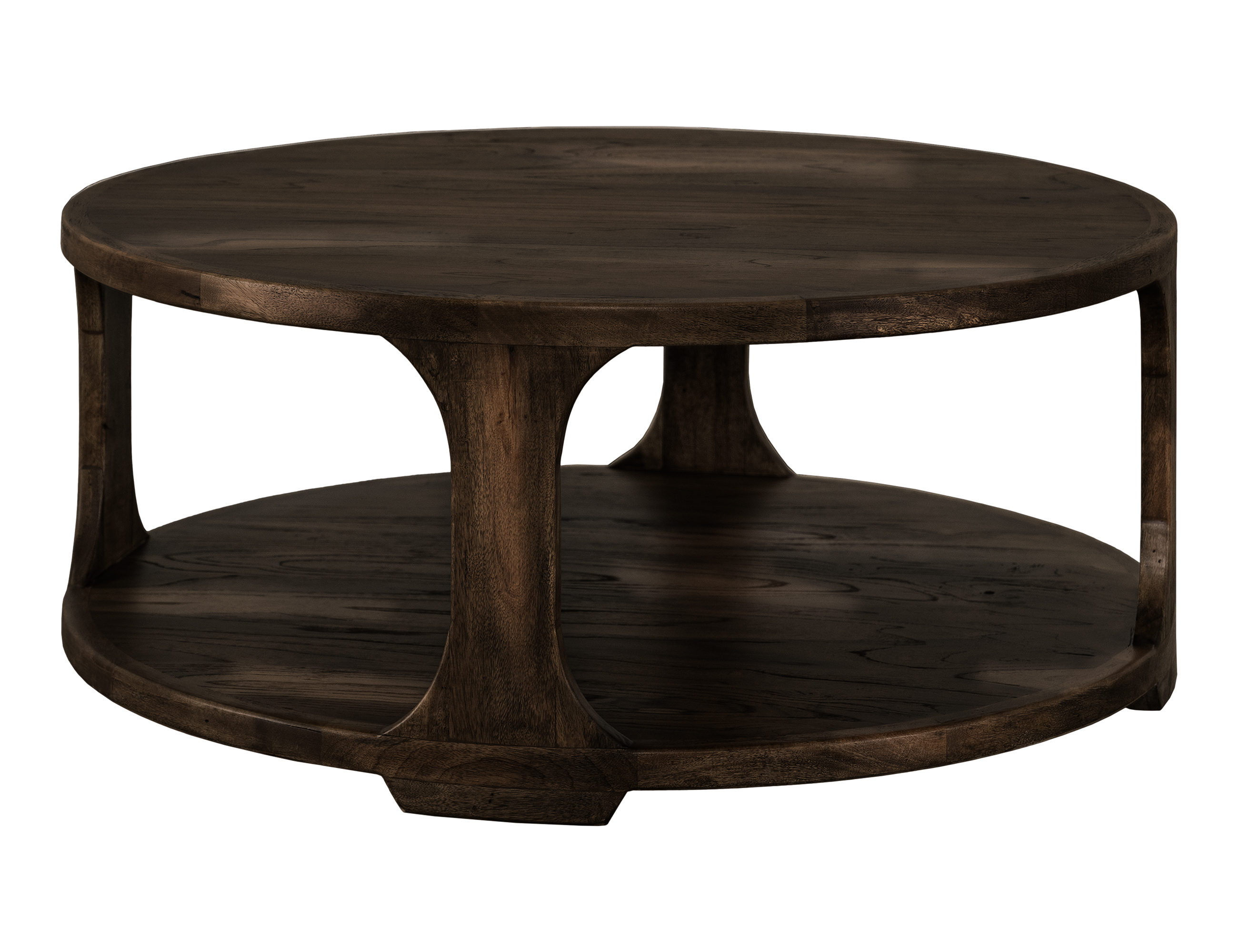 IFD Balam Oil Black 1 Shelf Coffee Table