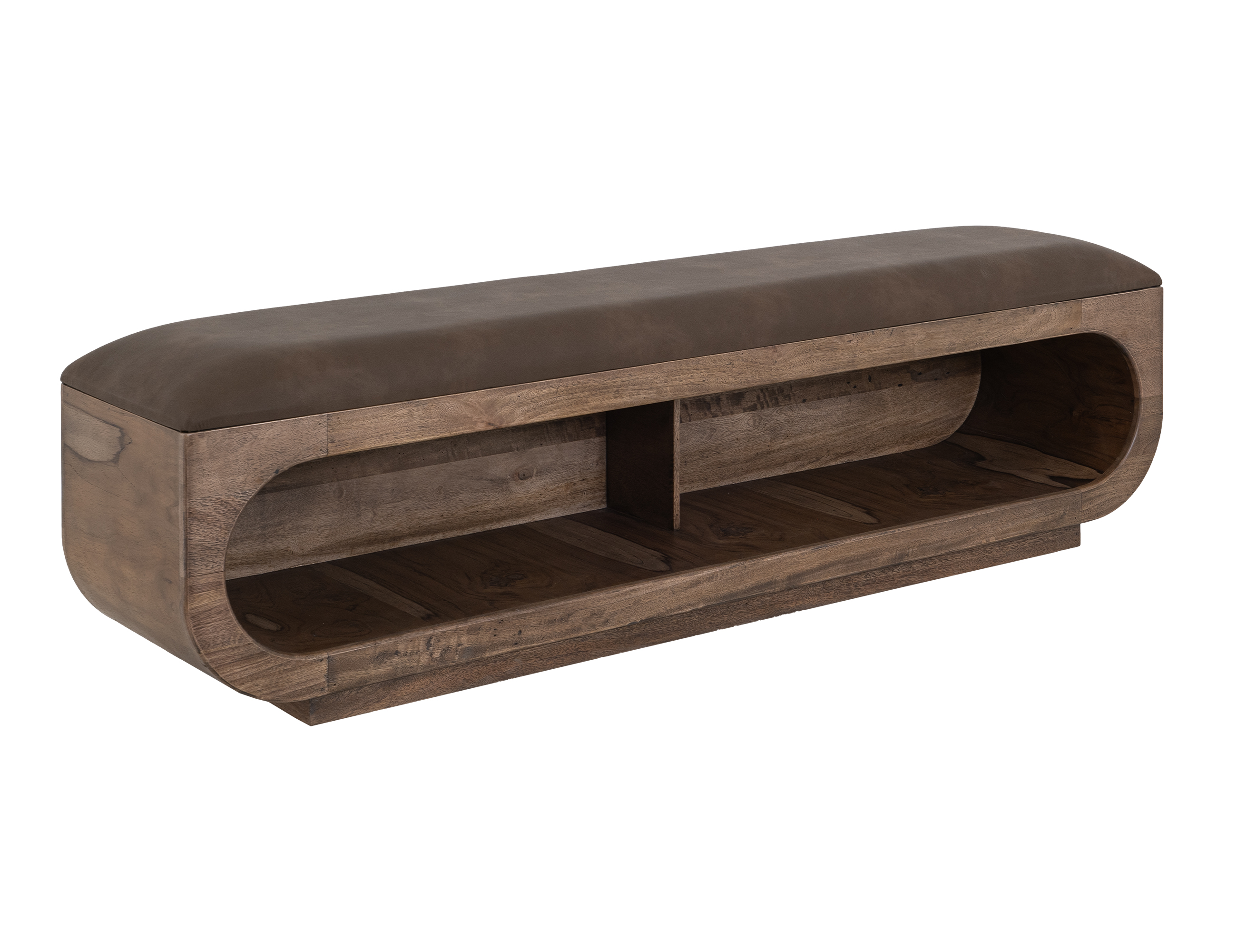 IFD Balam Almond Brown PU Bench