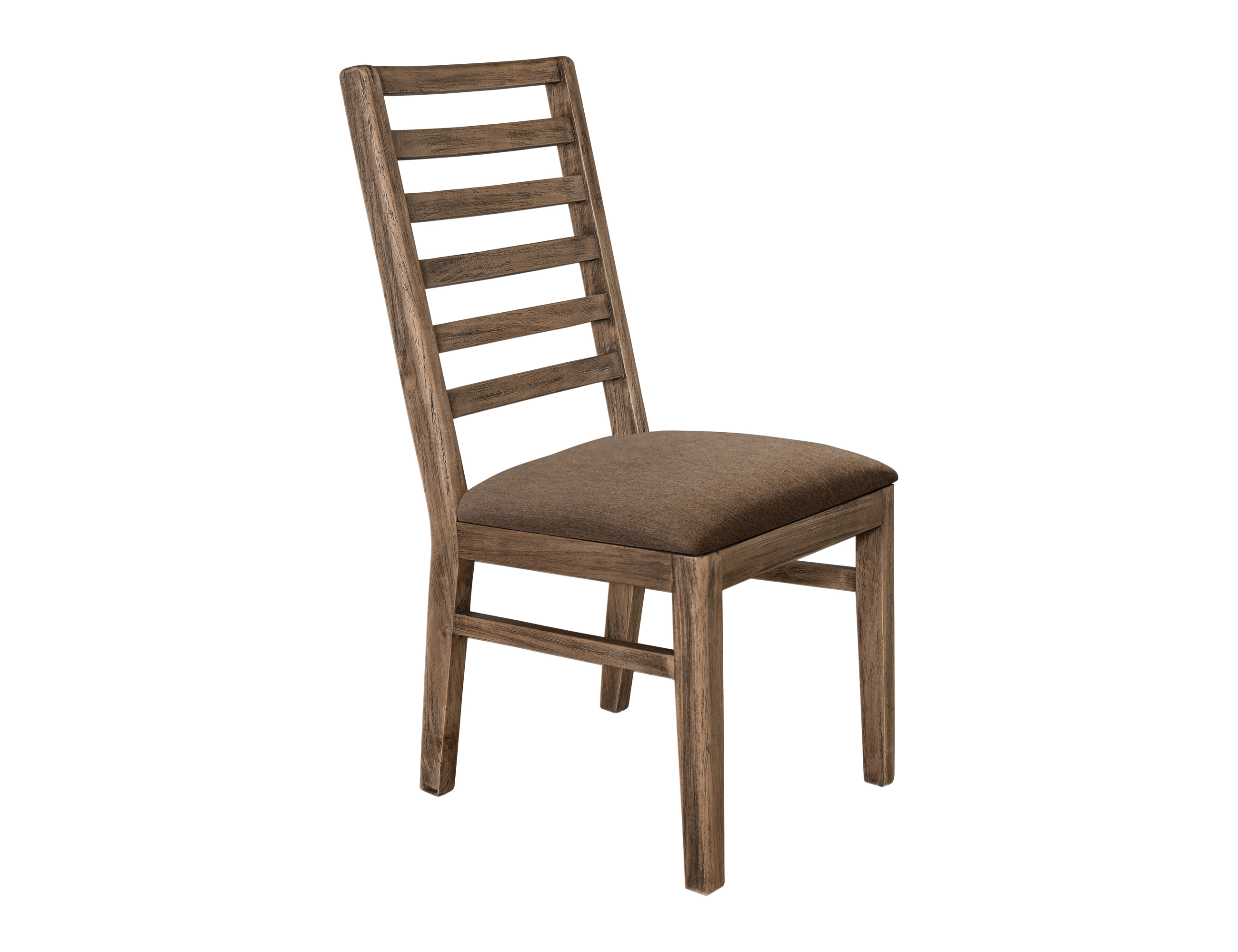 2 IFD Balam Almond Brown Upholstered Seat Chairs