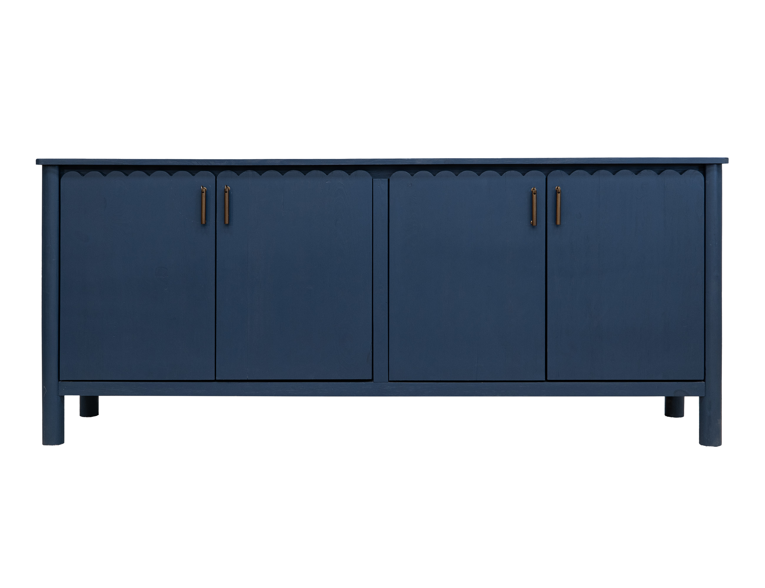 IFD Jazmine Indigo Blue 4 Doors Console