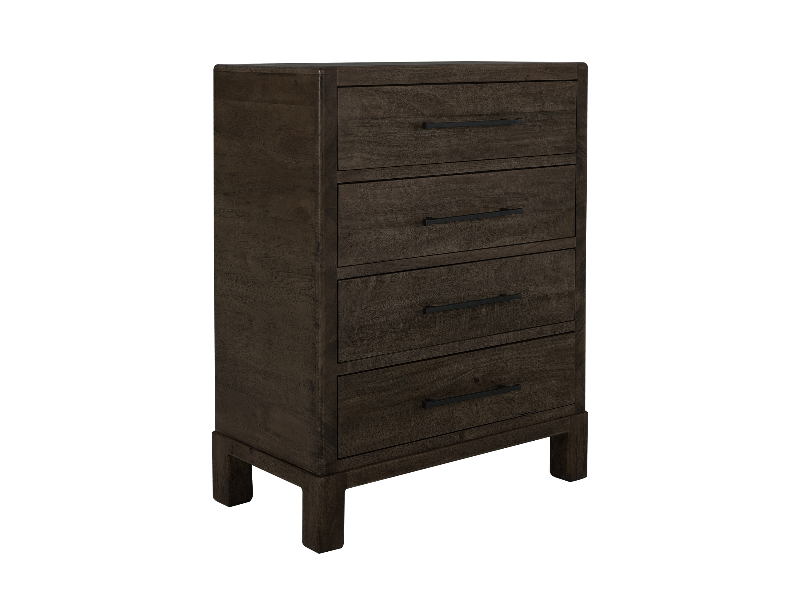 IFD Merida Ink Black 4 Drawers Chest