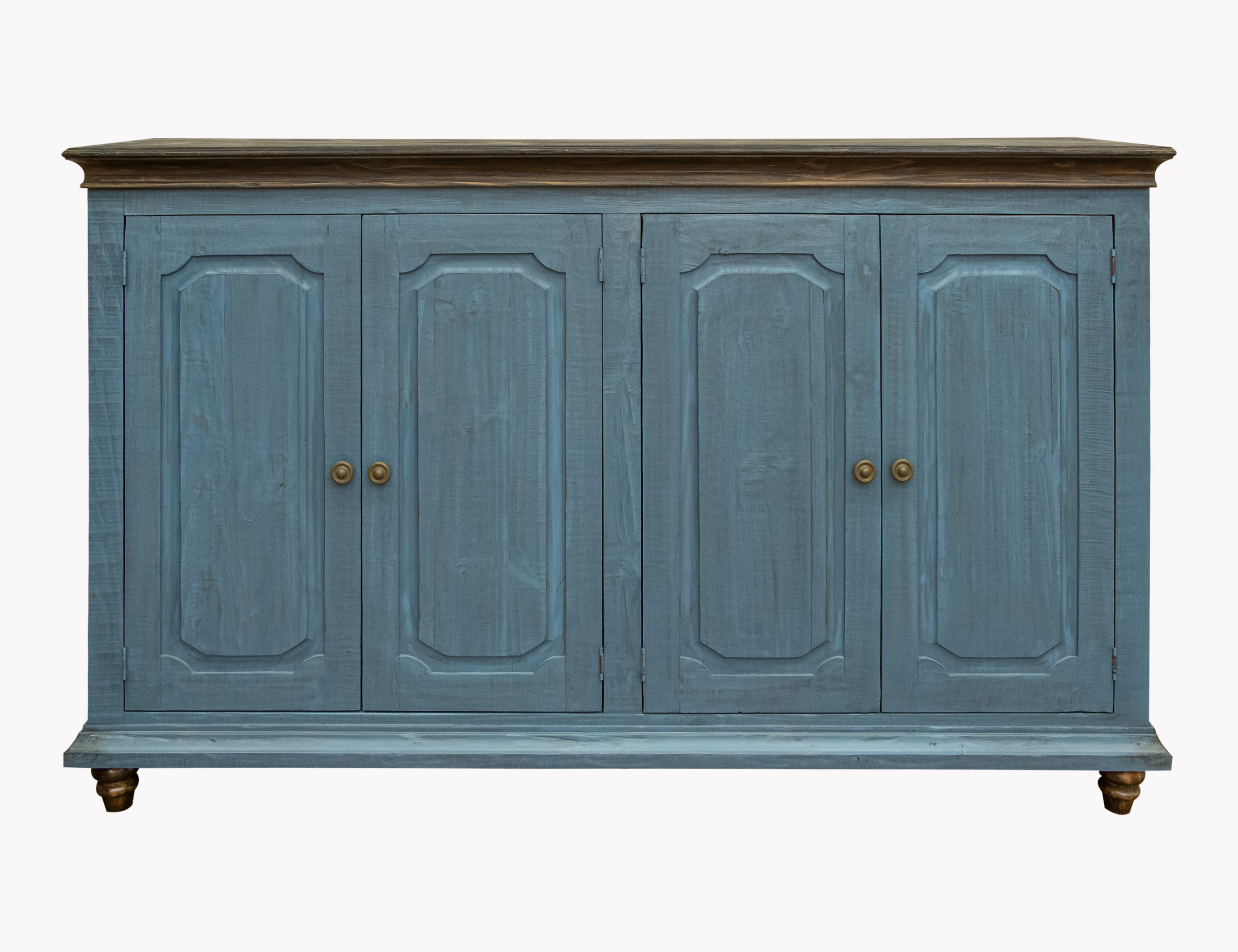 IFD Margot Dark Blue 4 Doors Console