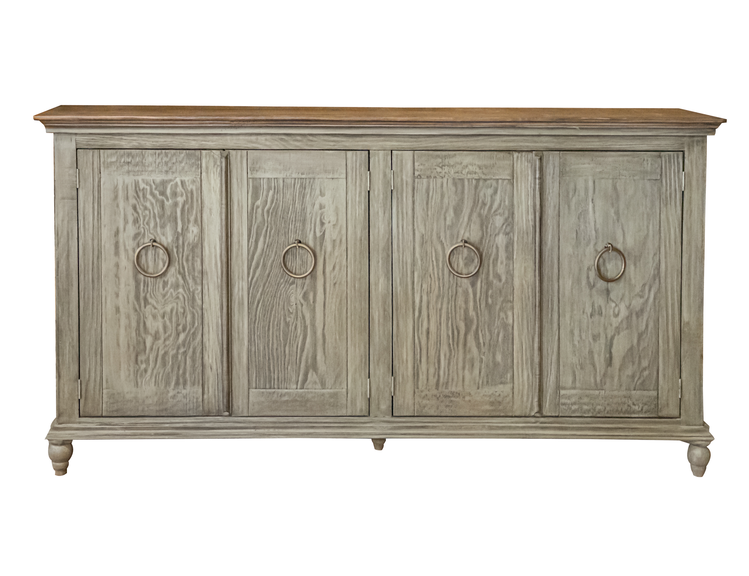 IFD Capri Olive 4 Doors Console