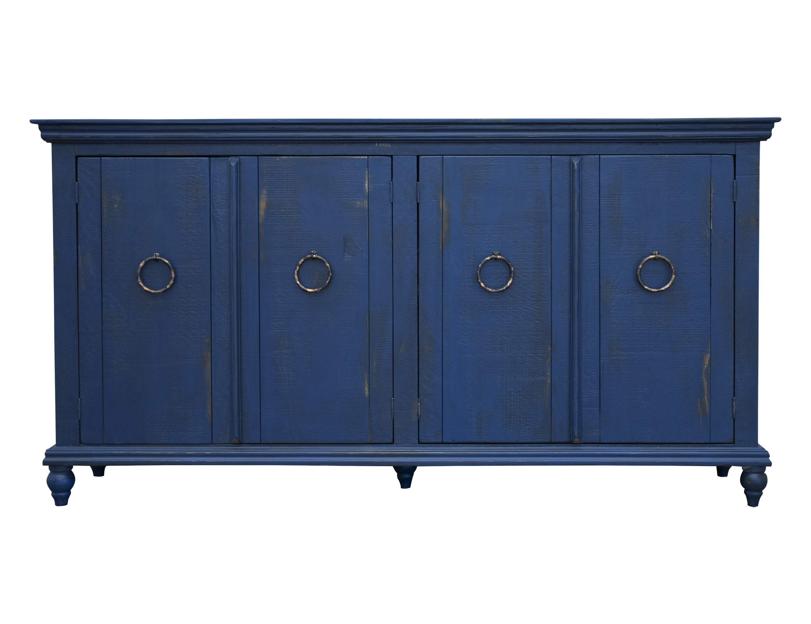 IFD Capri Royal Blue 4 Doors Console