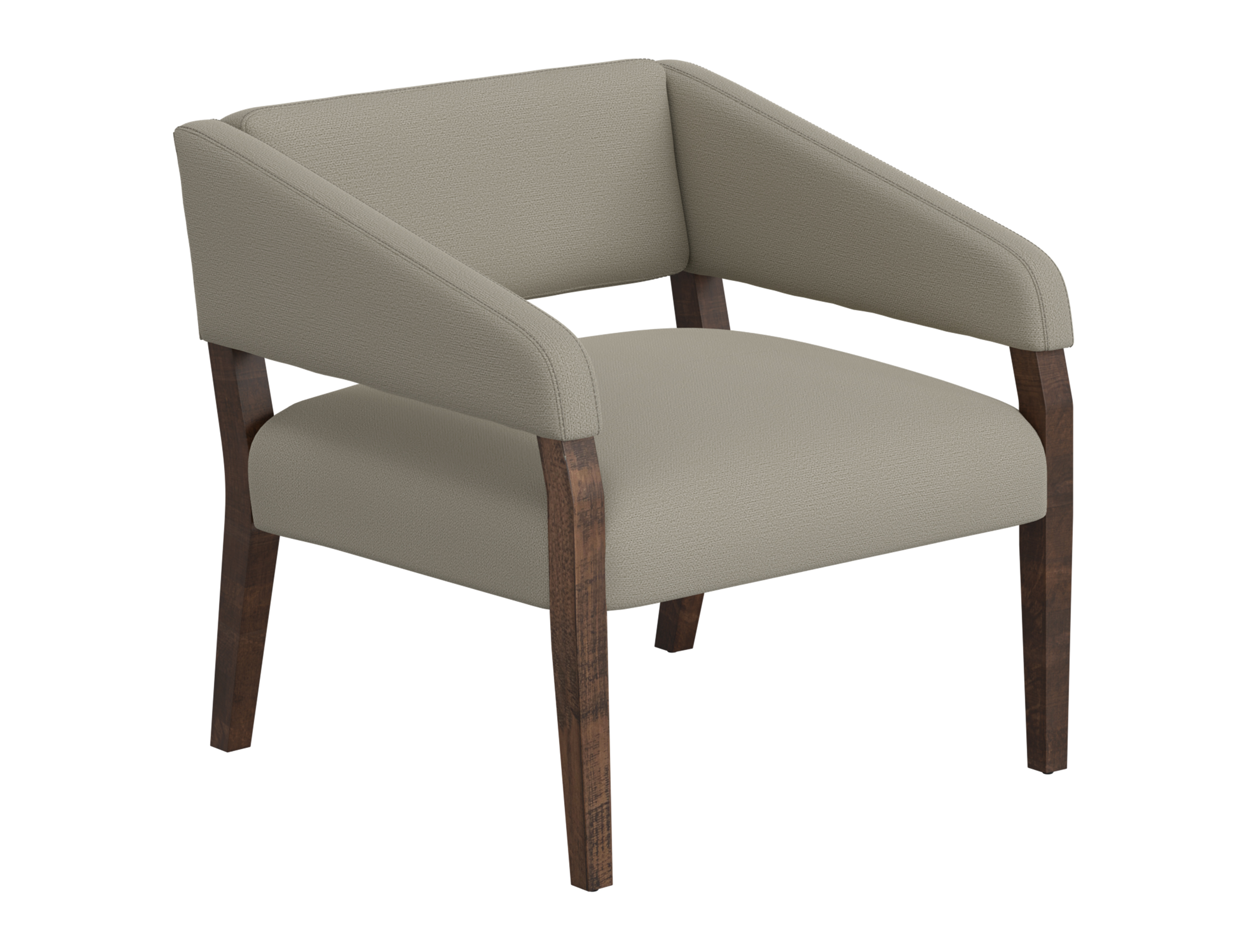 IFD Murcia Almond Gray Armchair