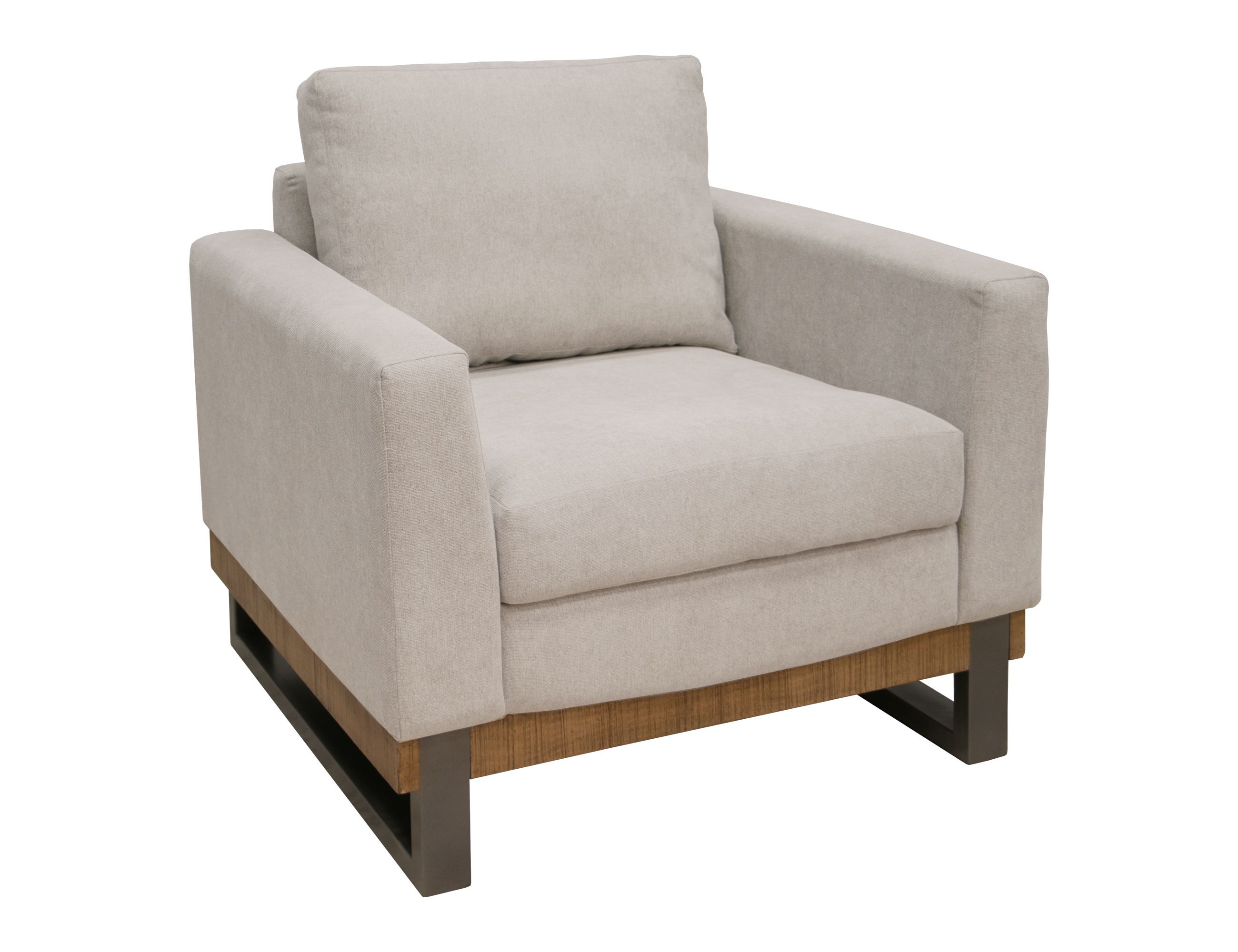 IFD Mita Agreeable Gray Armchair