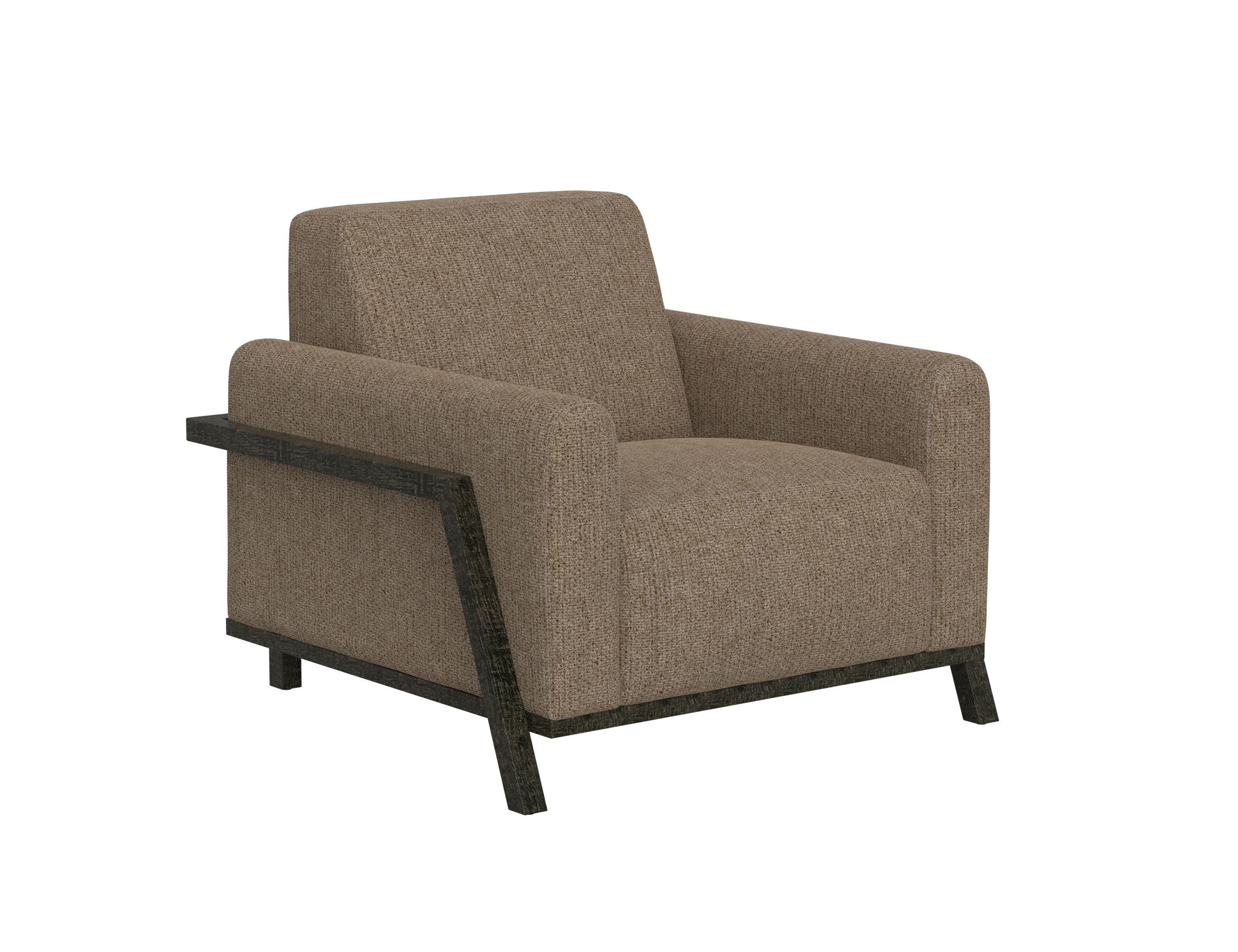 IFD Fika Brown Camel Armchair