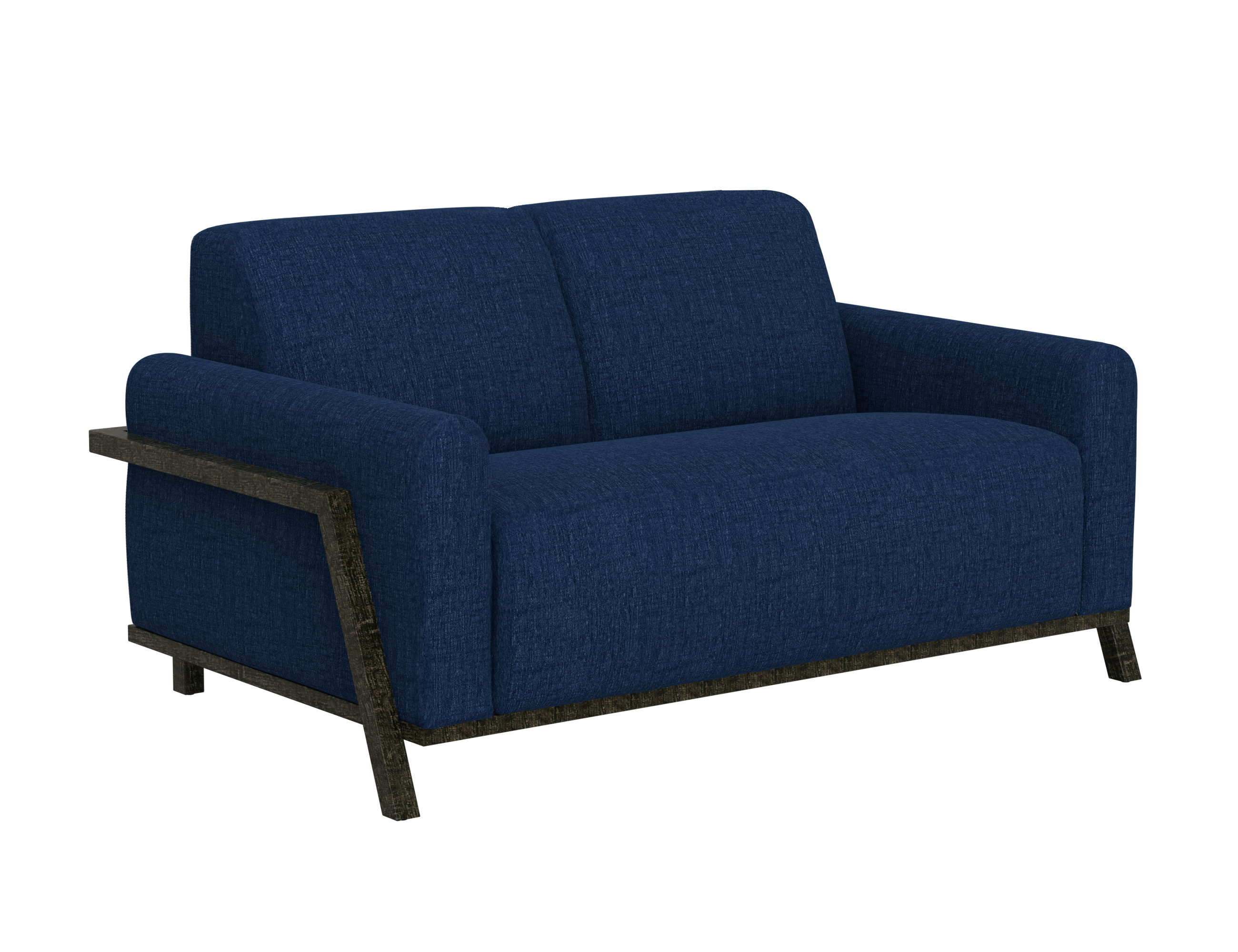 Wooden Frame & Base, Loveseat