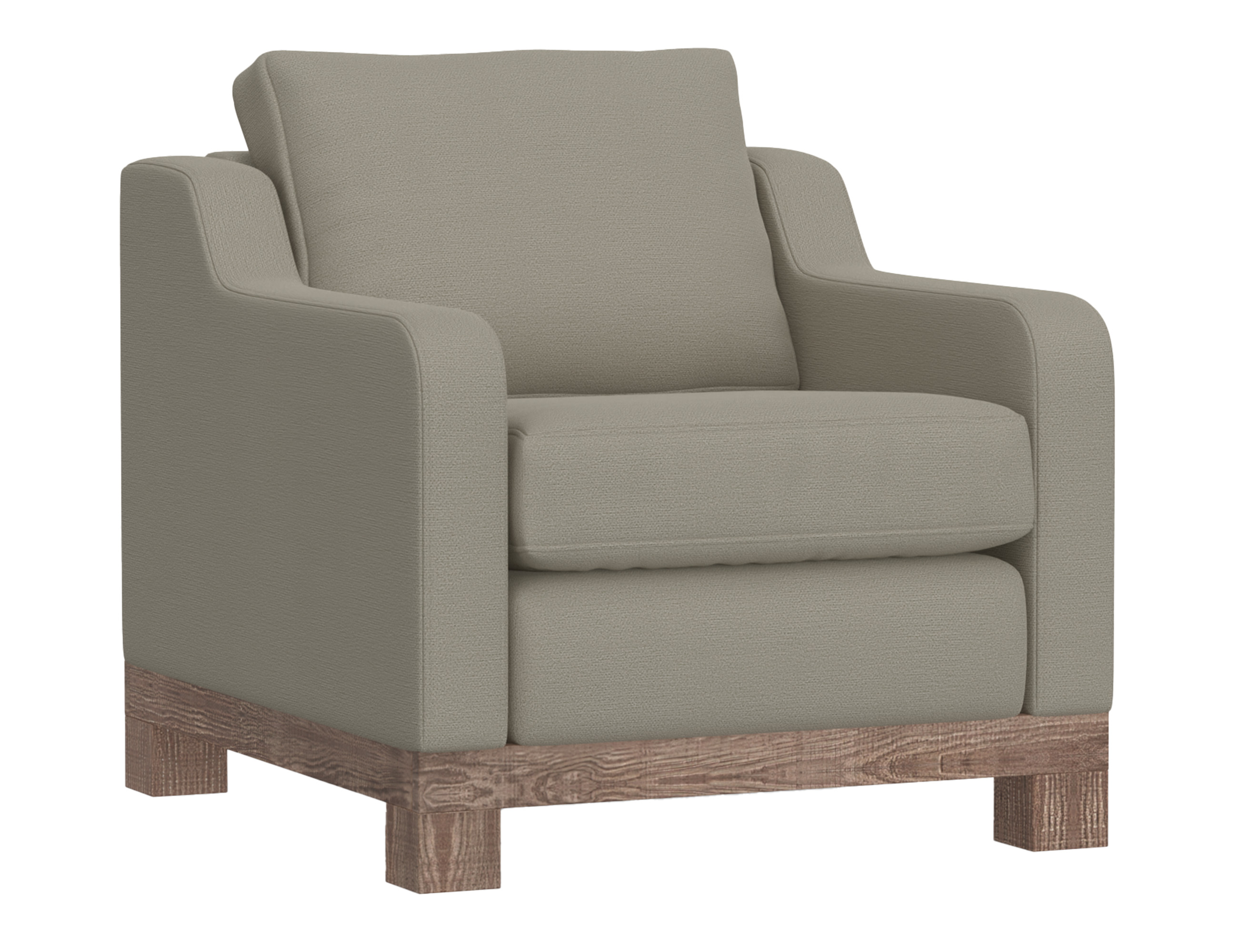 IFD Samba Almond Gray Armchair