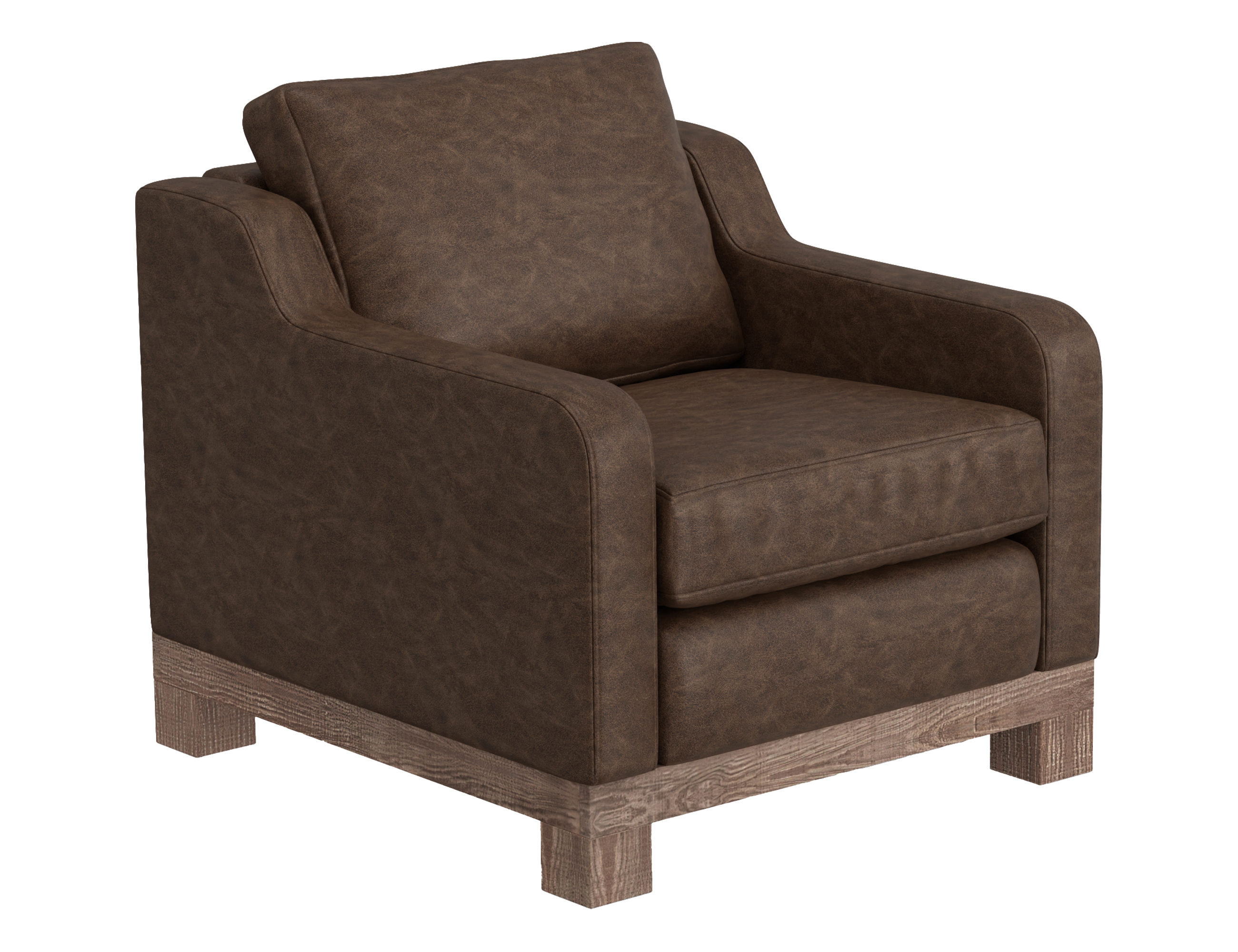 IFD Samba Chocolate Brown Armchair