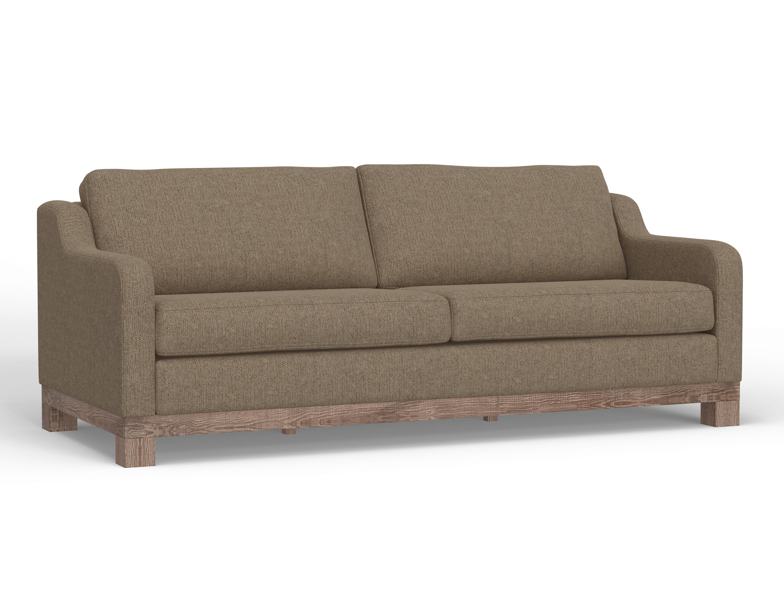 IFD Samba Brown Camel Modern Sofa