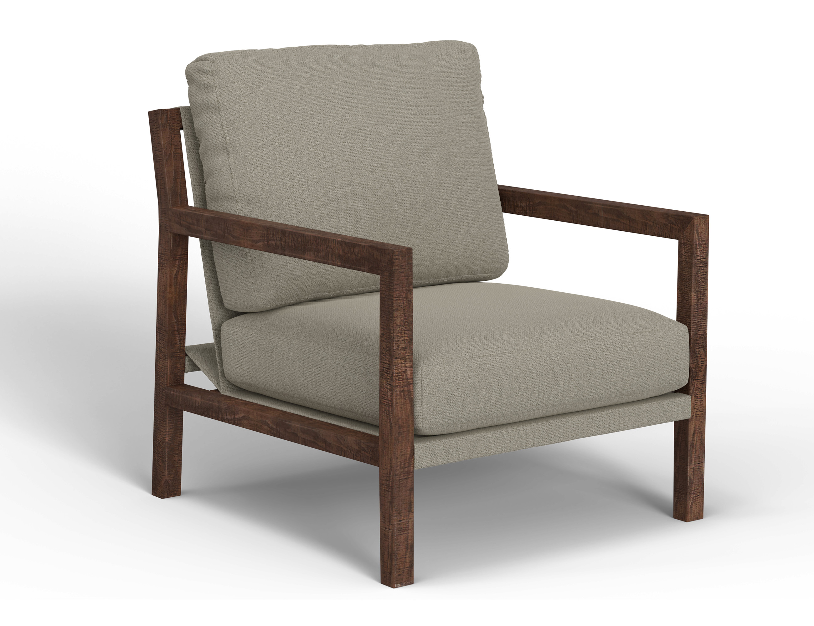 IFD Milan Almond Gray Armchair