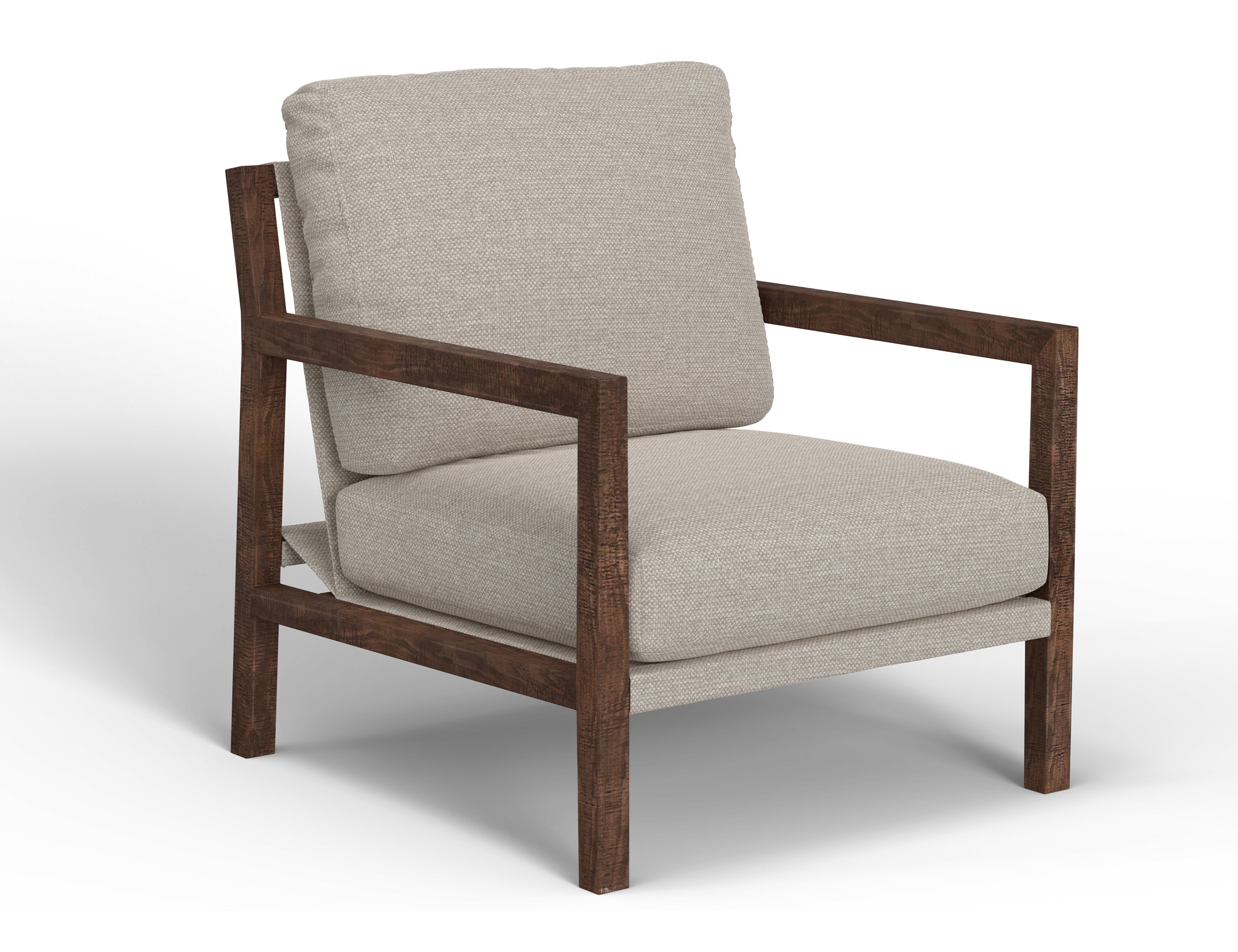 IFD Milan Agreeable Gray Armchair
