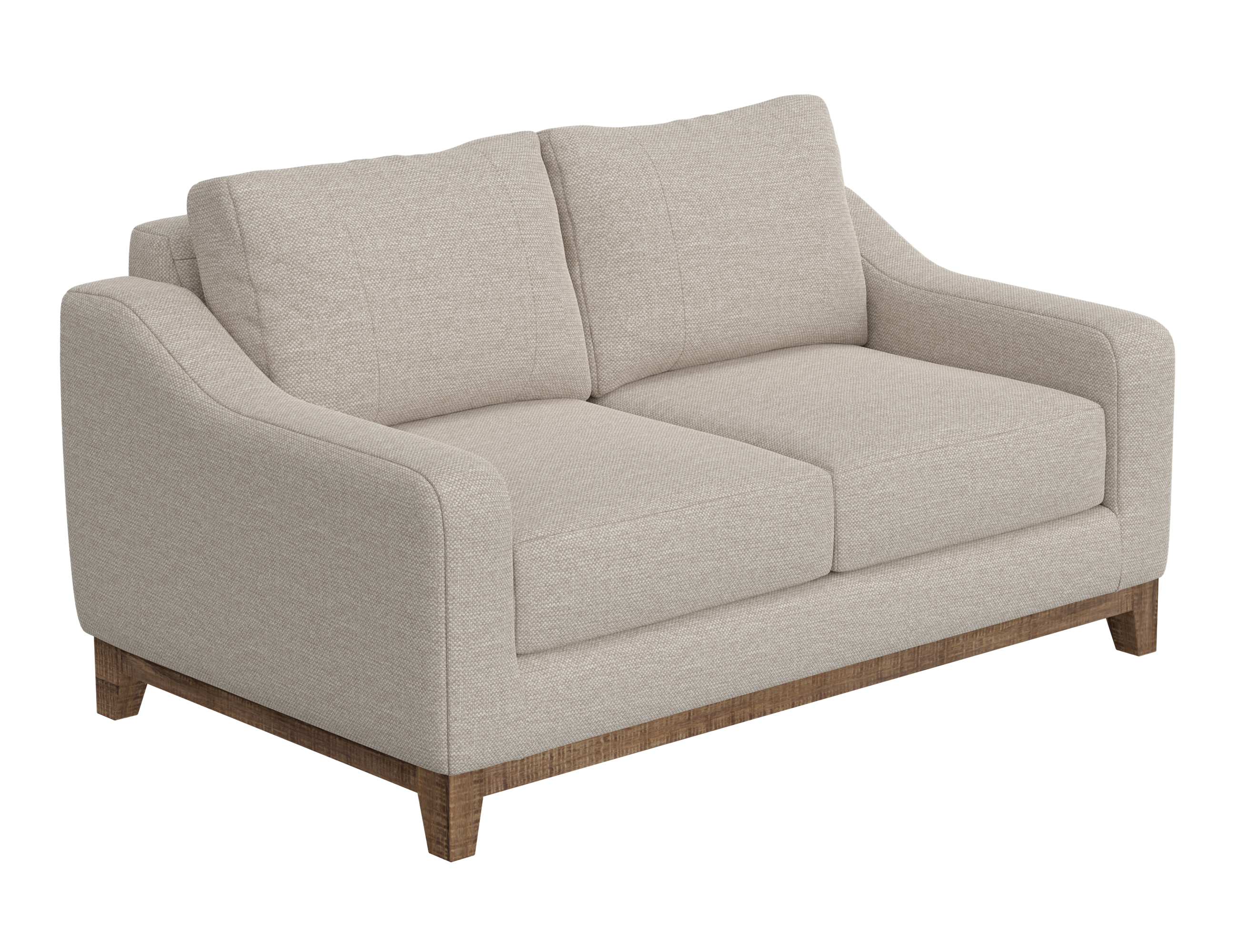 IFD Olivo Agreeable Gray Loveseat