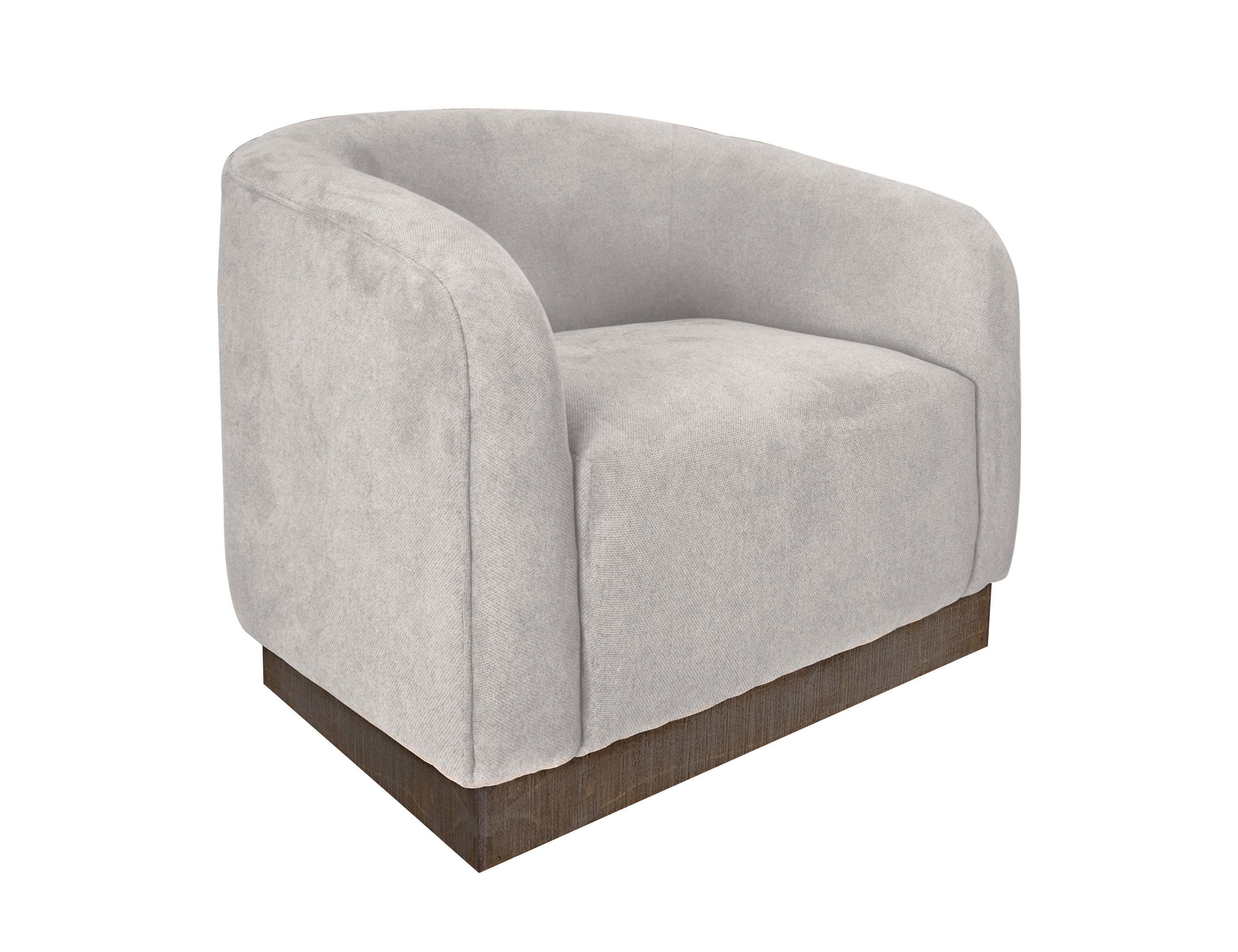 Wooden Frame & Base, Armchair