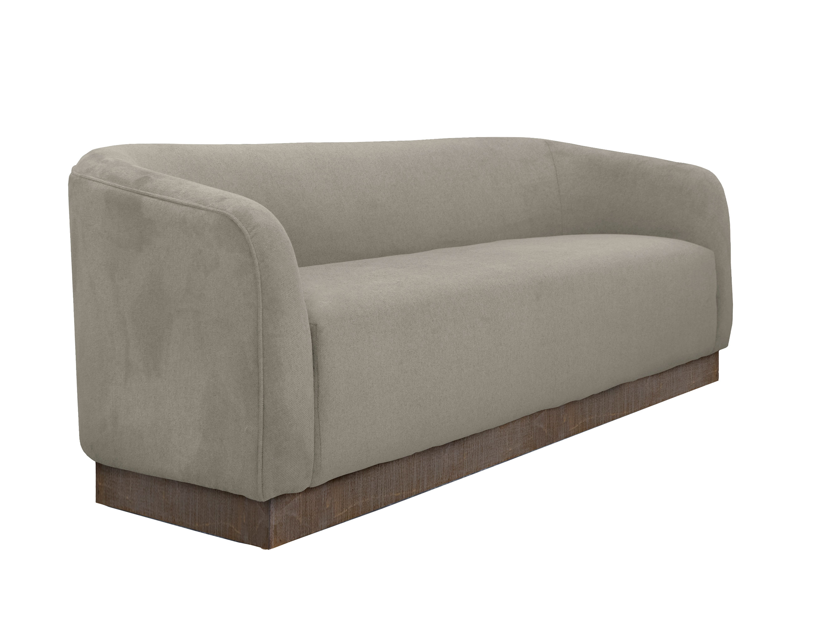 IFD Suomi Almond Gray Loveseat