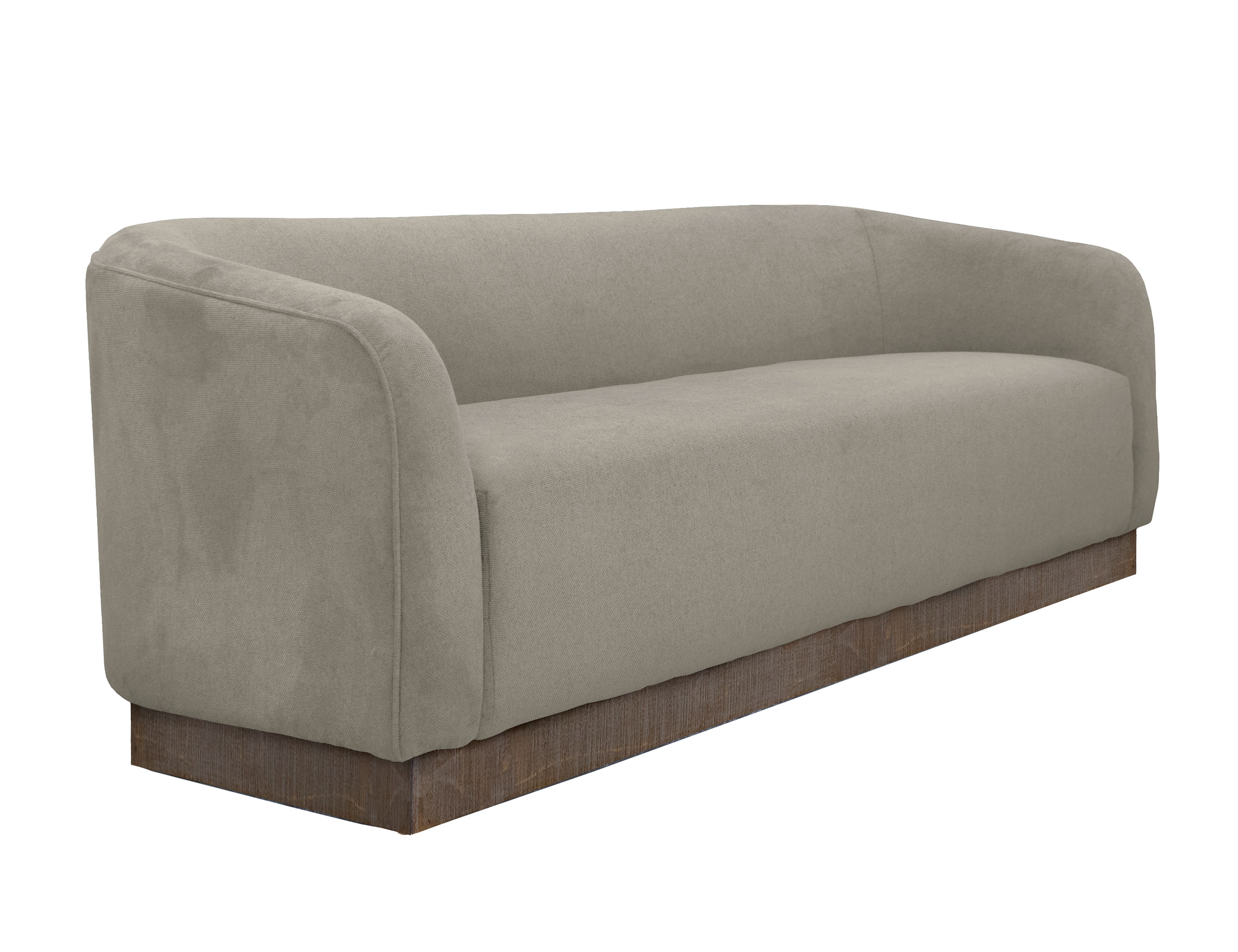 IFD Suomi Almond Gray Sofa
