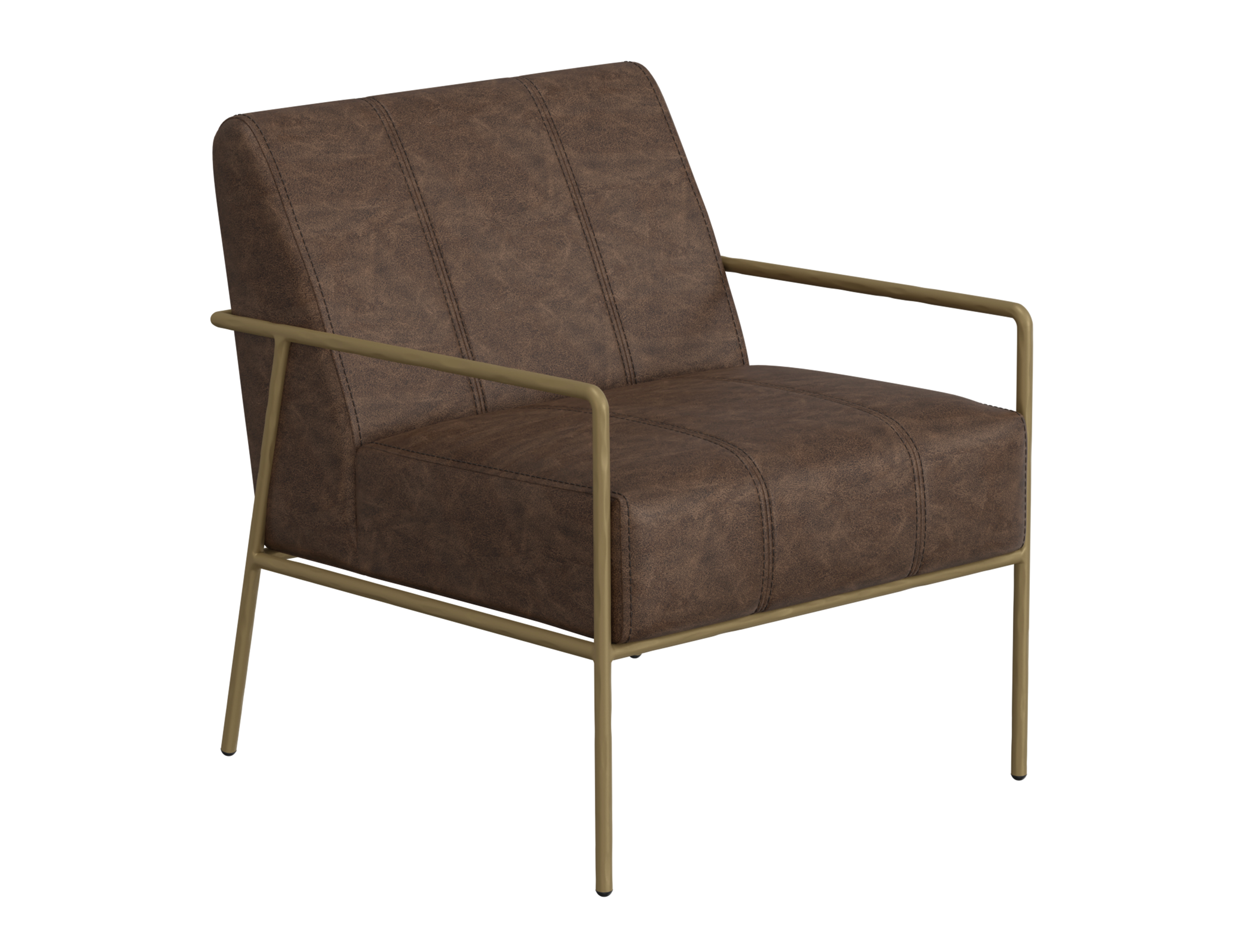 IFD Aragon Chocolate Brown Armchair