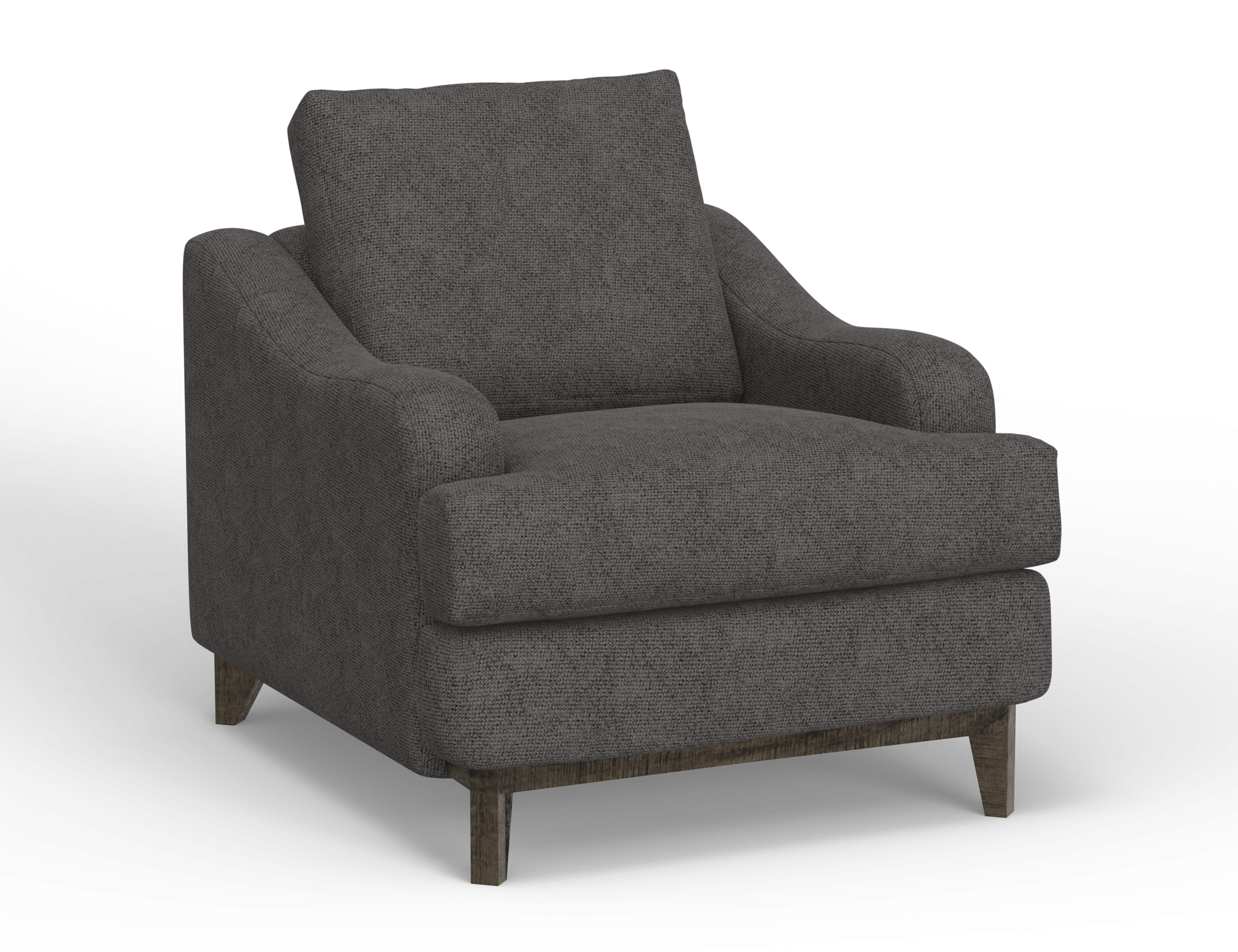 Wooden Frame & Base, Armchair