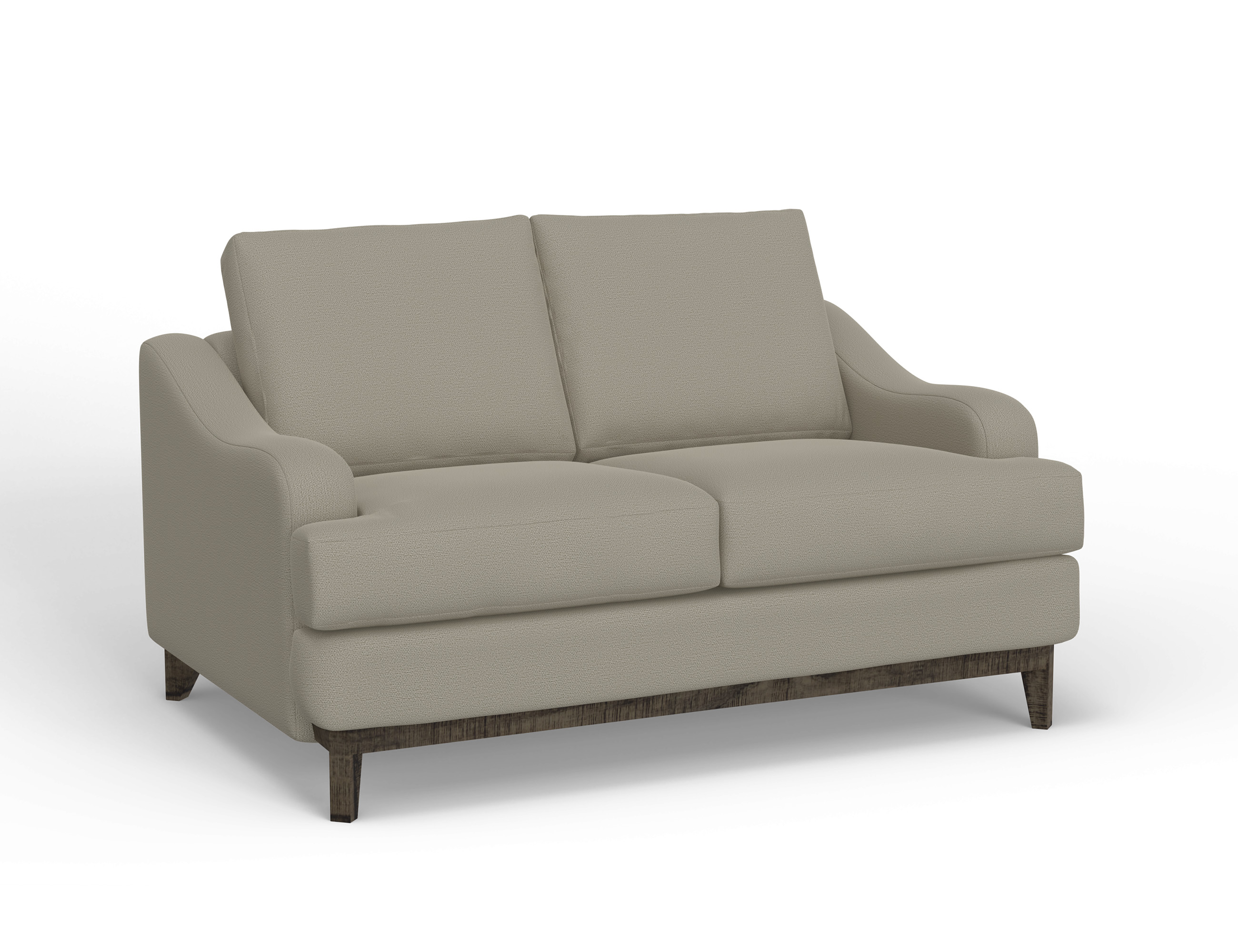 IFD Alfa Almond Gray Loveseat