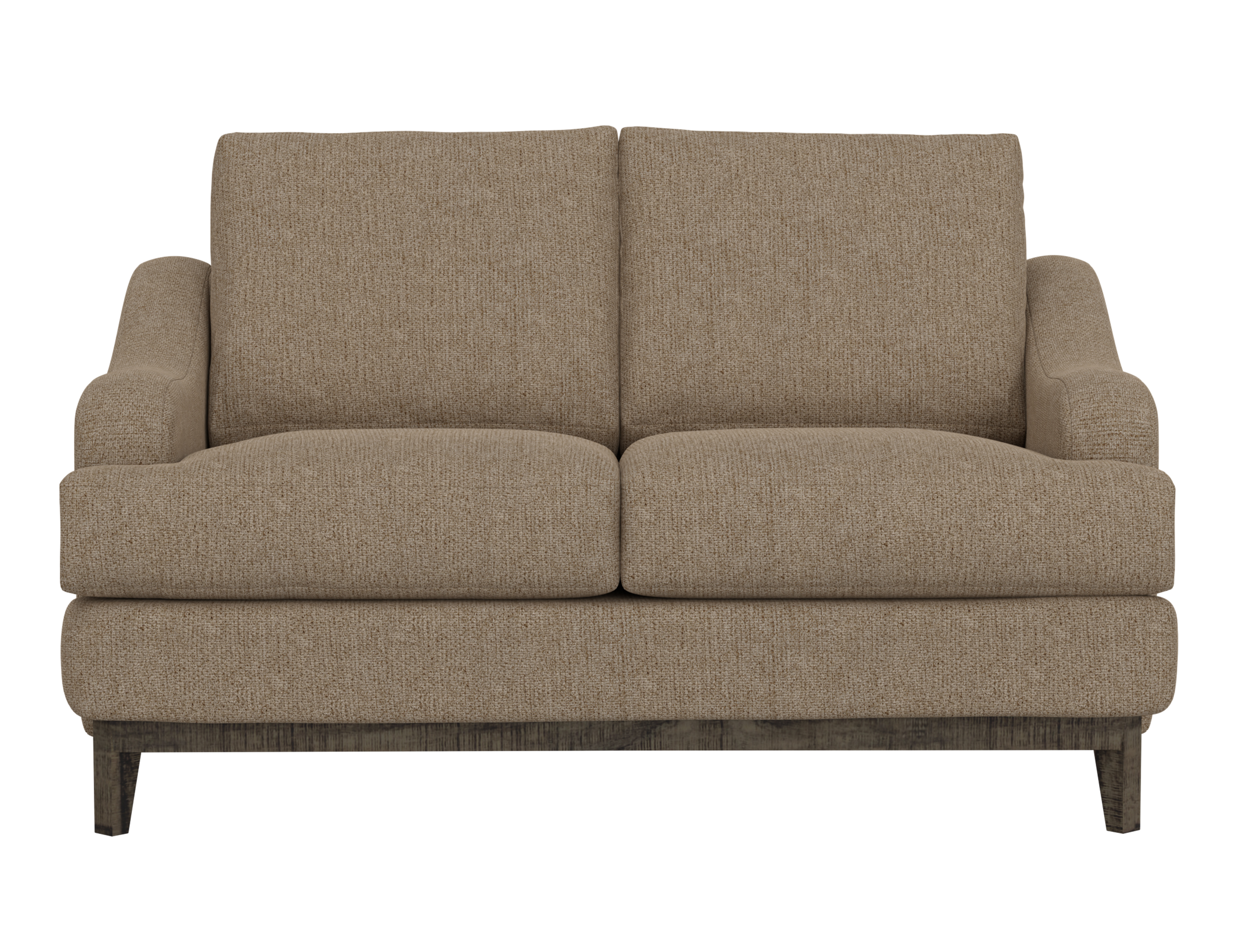 IFD Alfa Brown Camel Loveseat