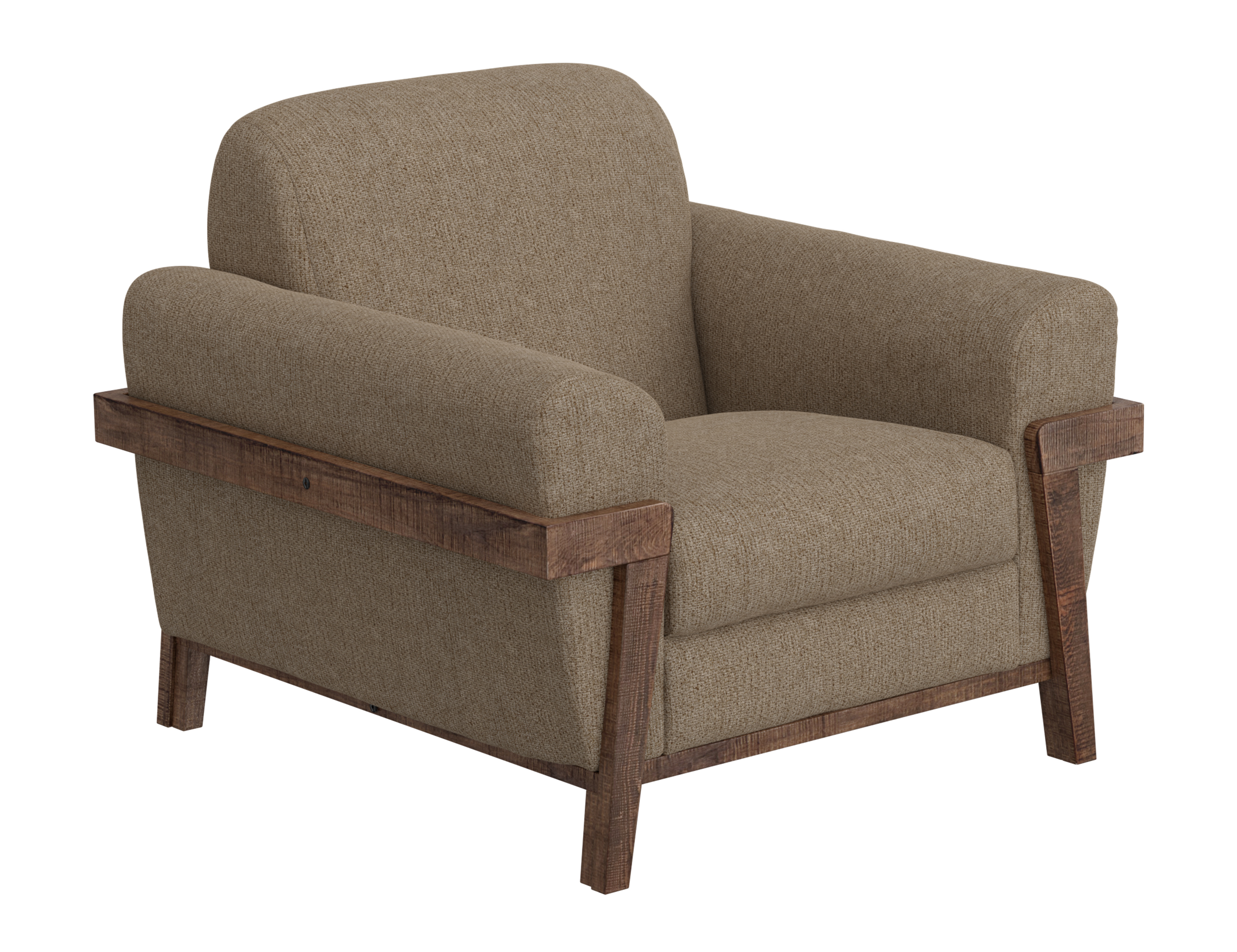 IFD Loft Brown Camel Armchair
