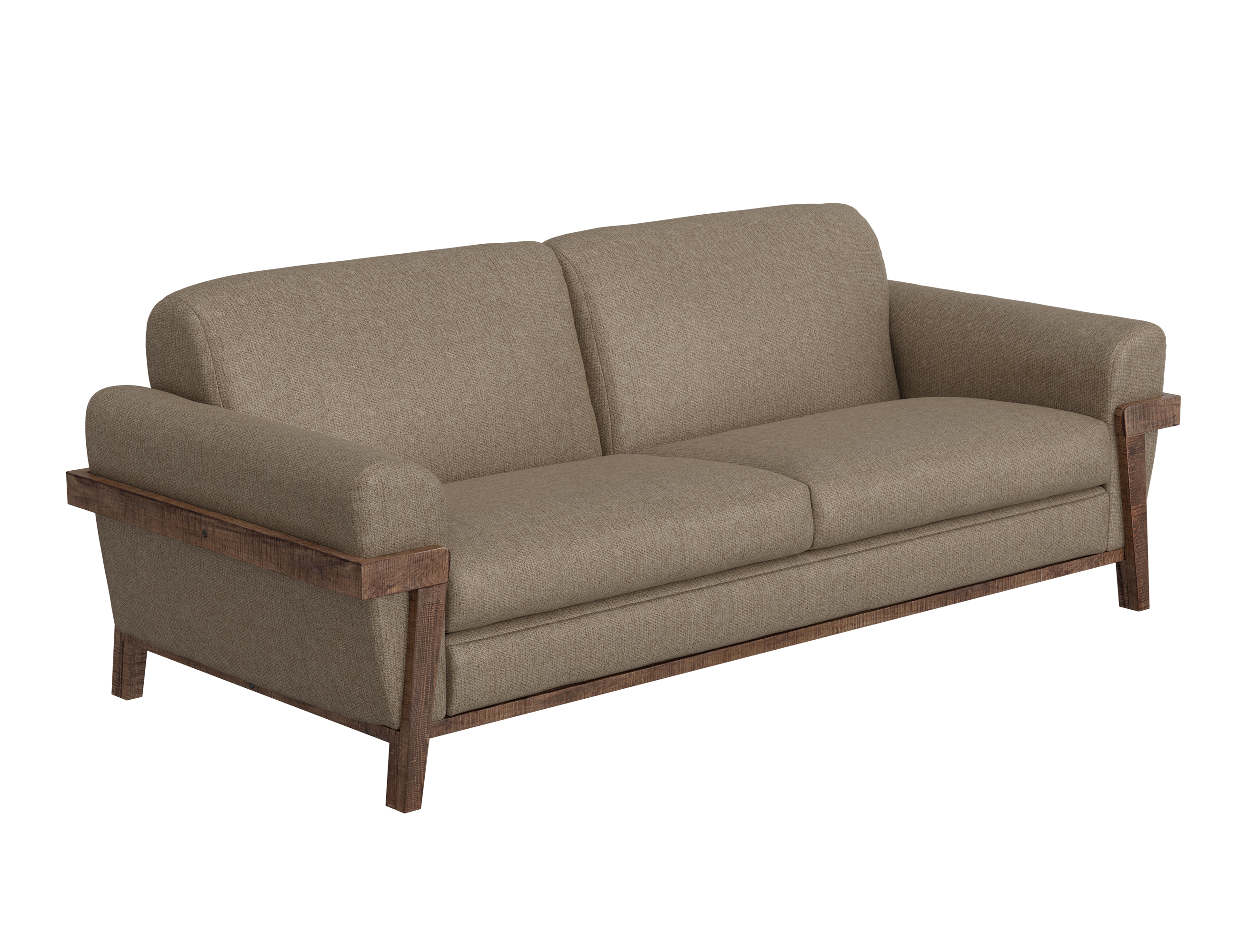 IFD Loft Brown Camel Sofa