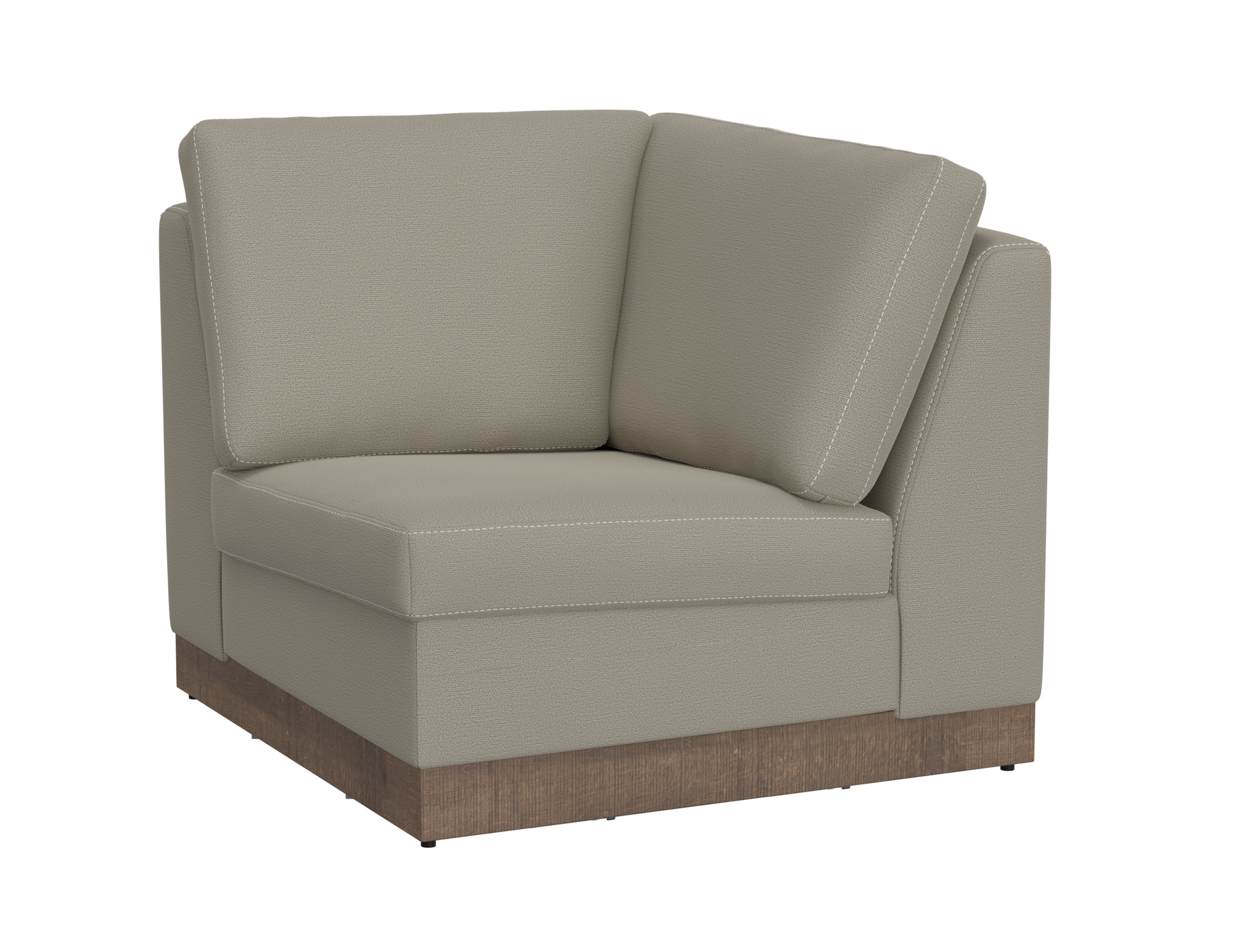 Wooden Frame & Base, Corner Square Wedge