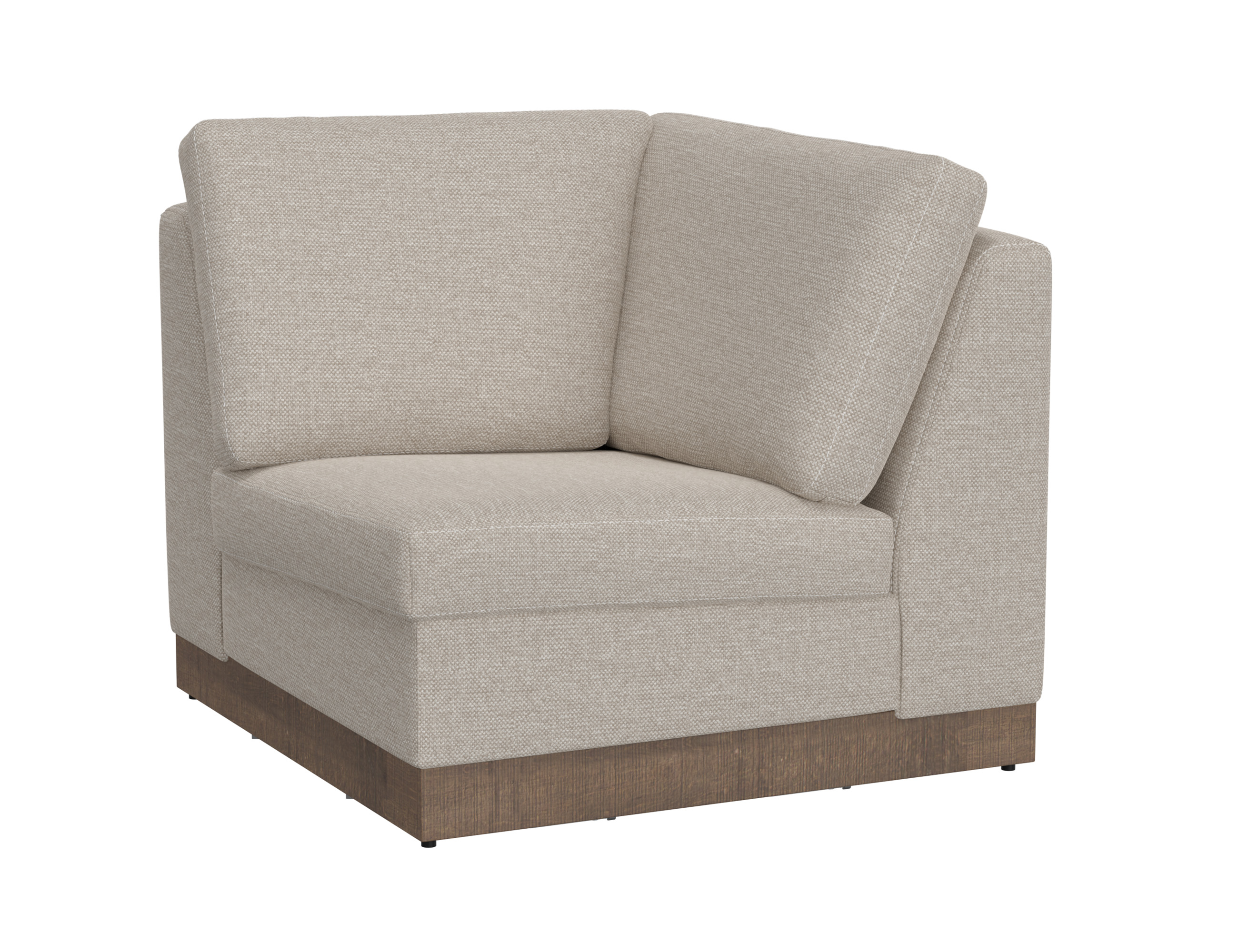 Wooden Frame & Base, Corner Square Wedge