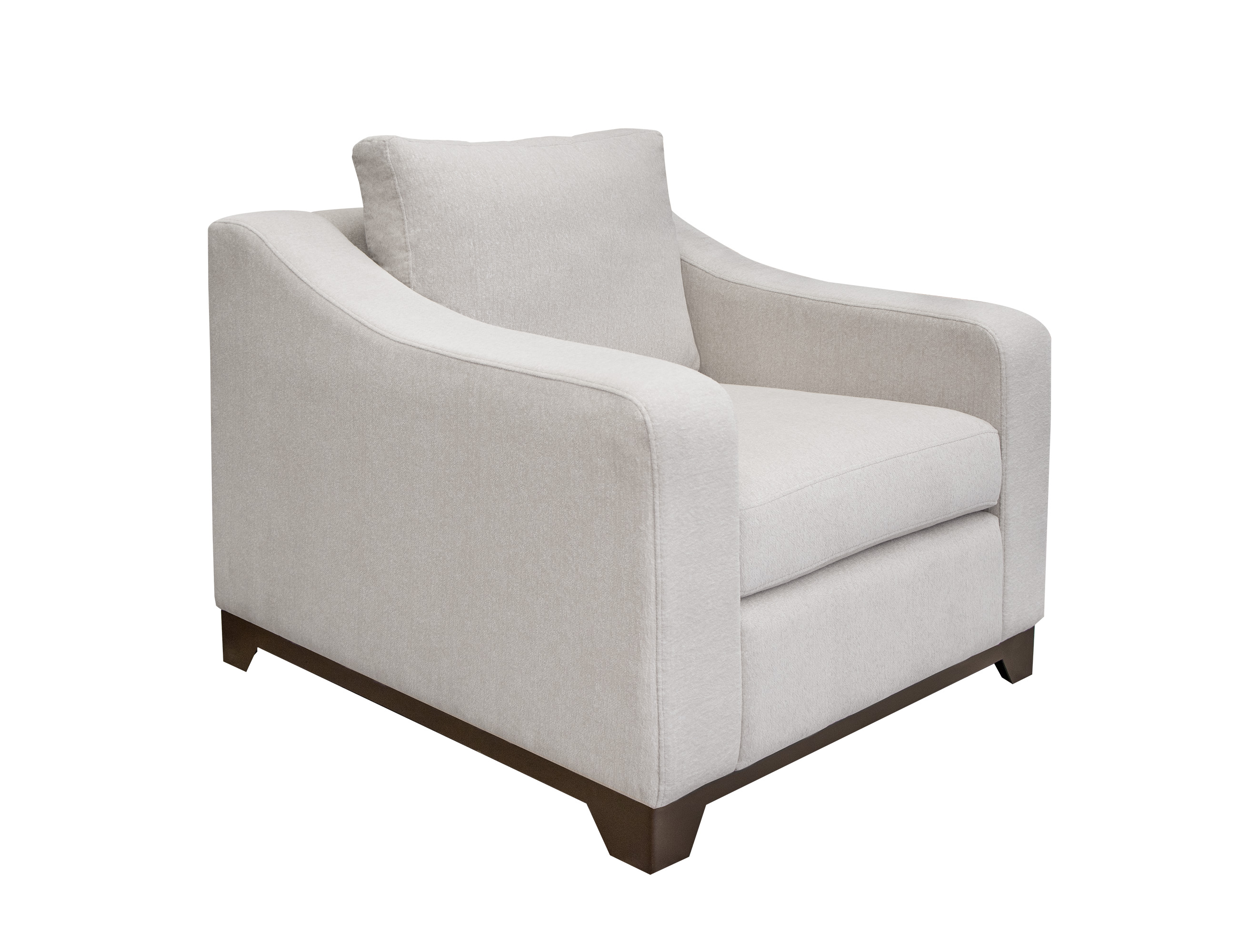 Wooden Frame & Base, Armchair