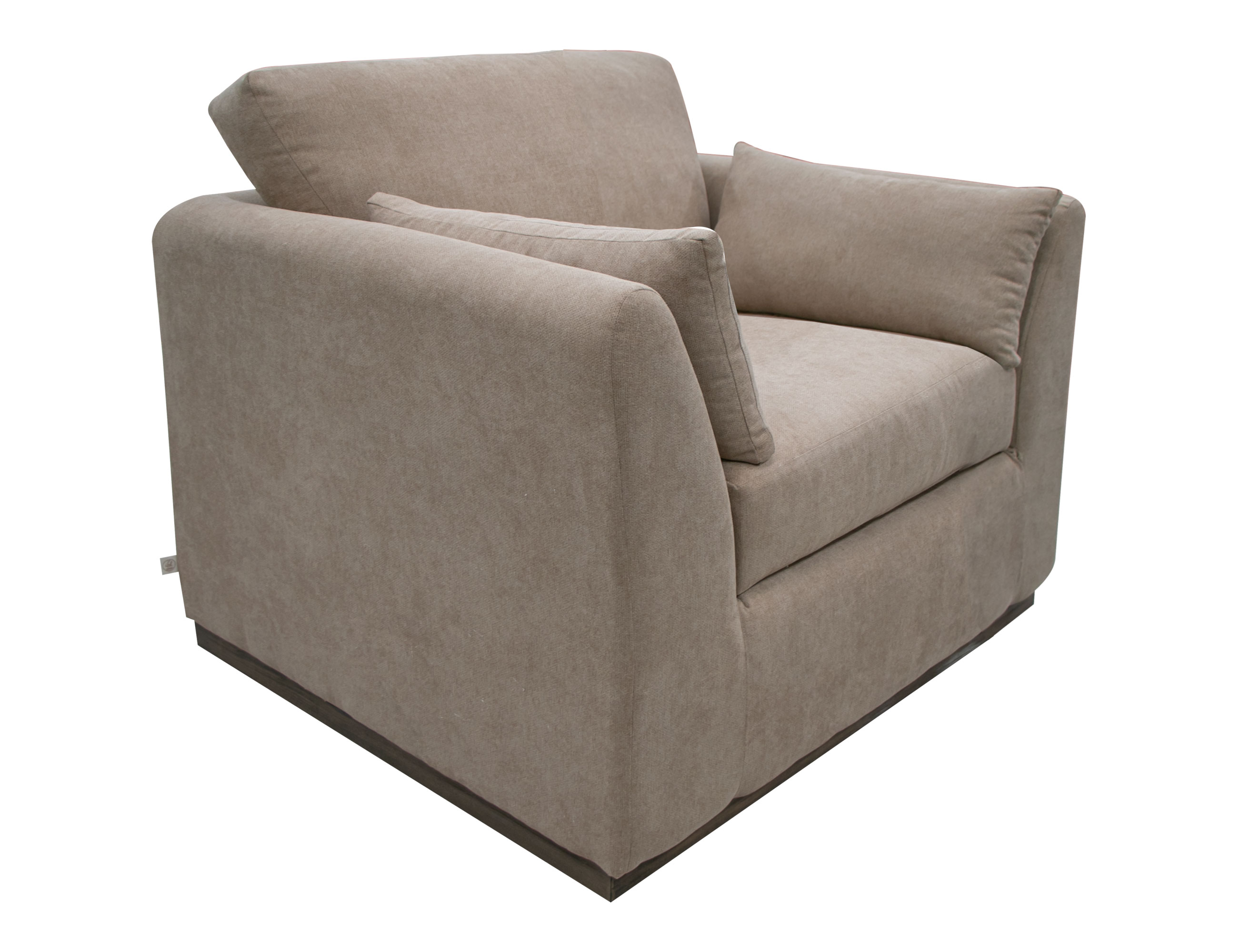 Wooden Frame & Base, Armchair
