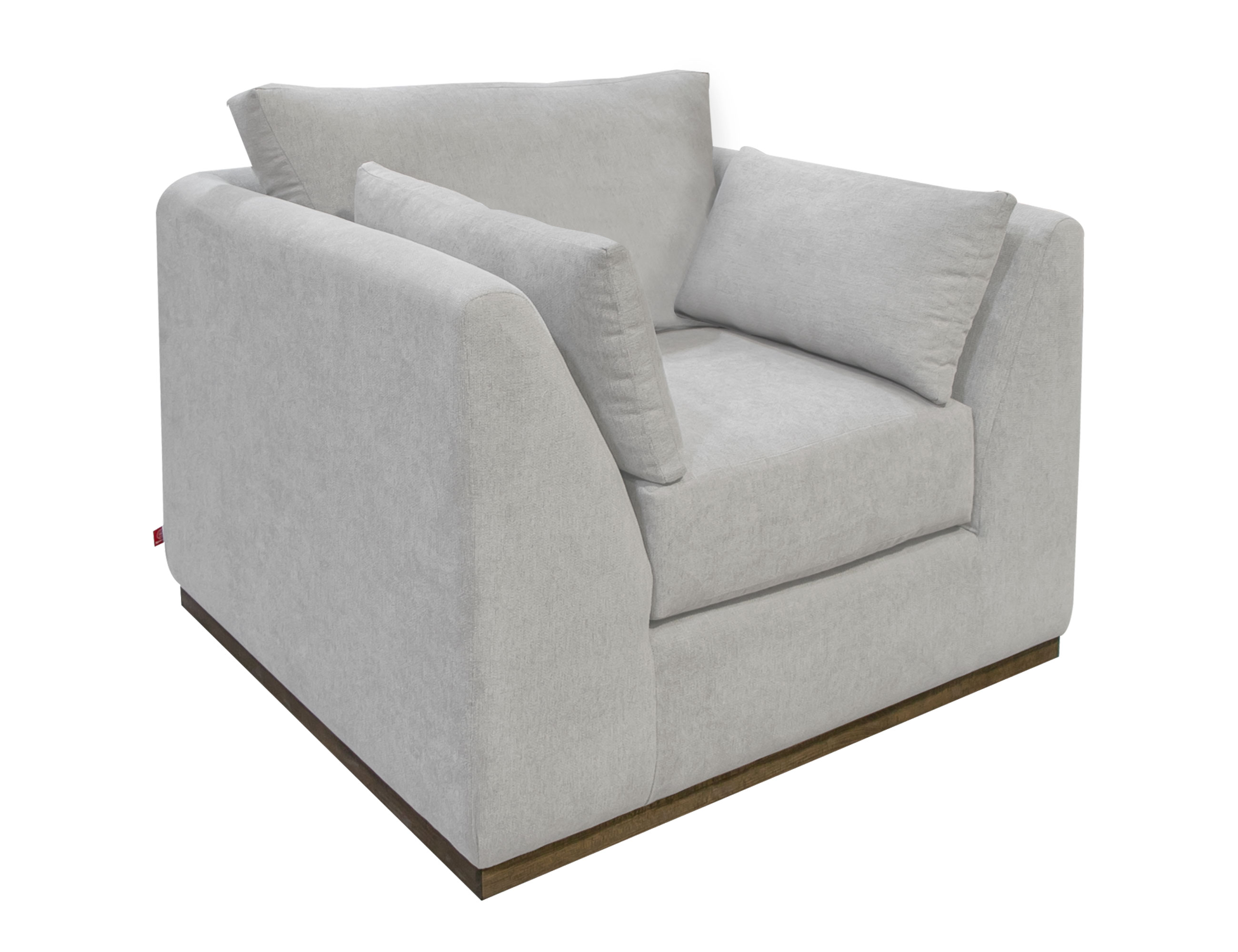 Wooden Frame & Base, Armchair