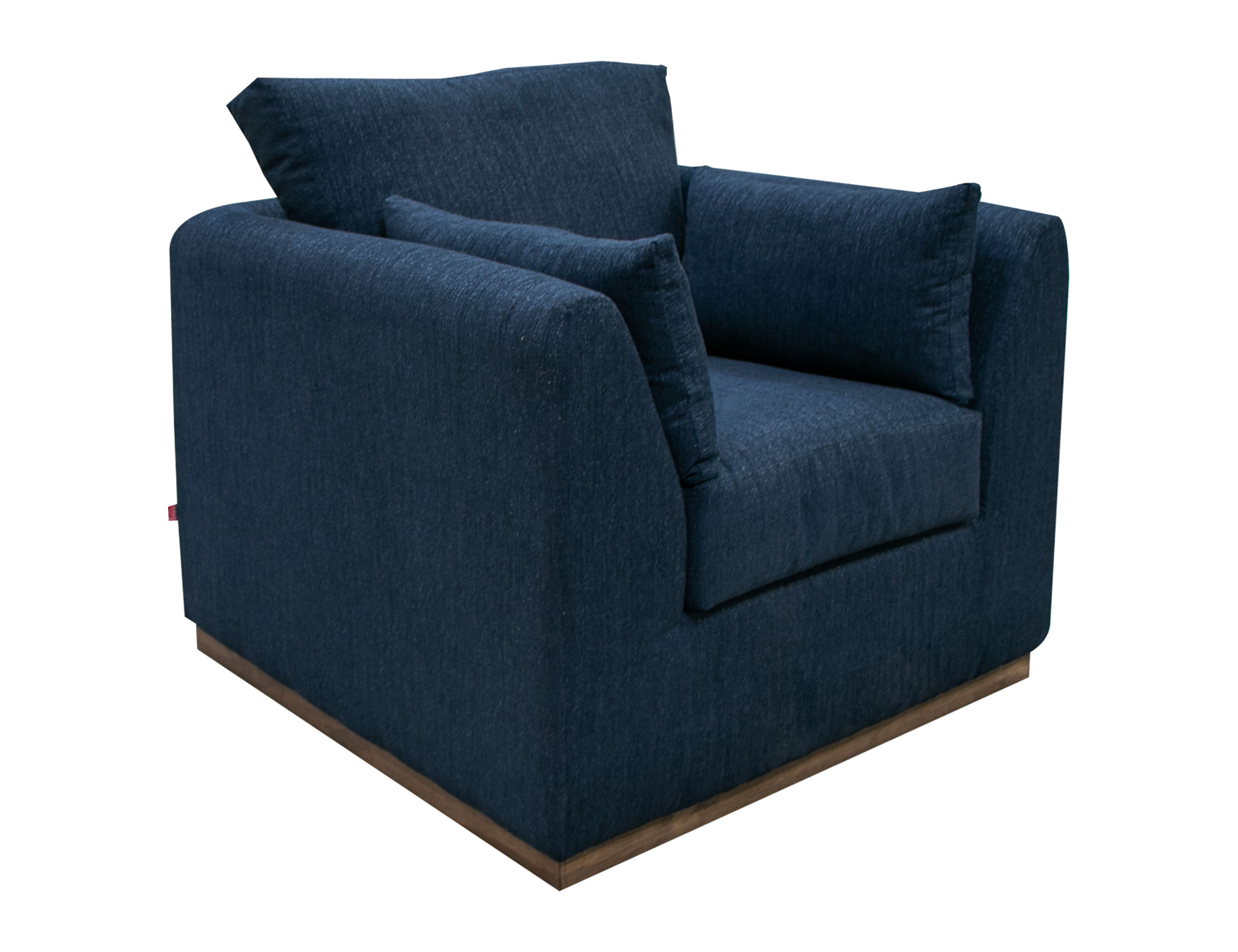 Wooden Frame & Base, Armchair