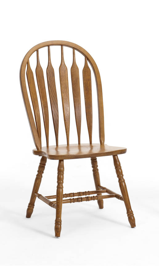 Intercon Classic Oak Chestnut Arrow Back Side Chair