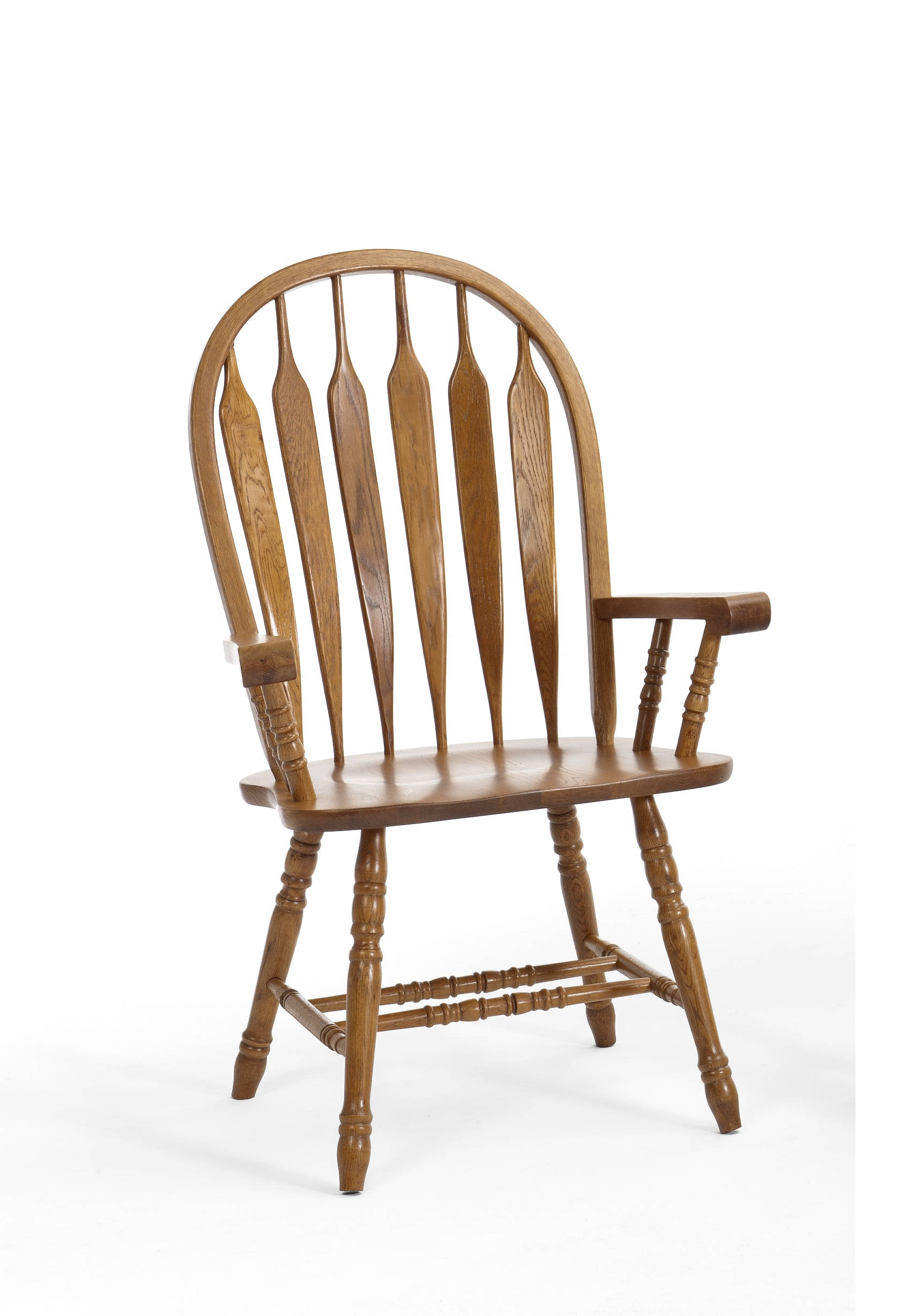 Intercon Classic Oak Chestnut Arrow Back Arm Chair
