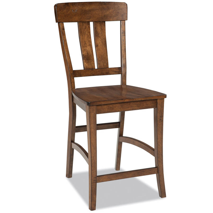 2 Intercon The District Copper Splat Back Counter Stools