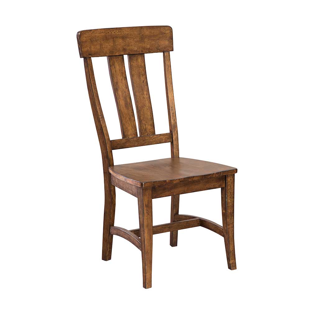 S/C,Splat Back,Wood Seat/2 PAK