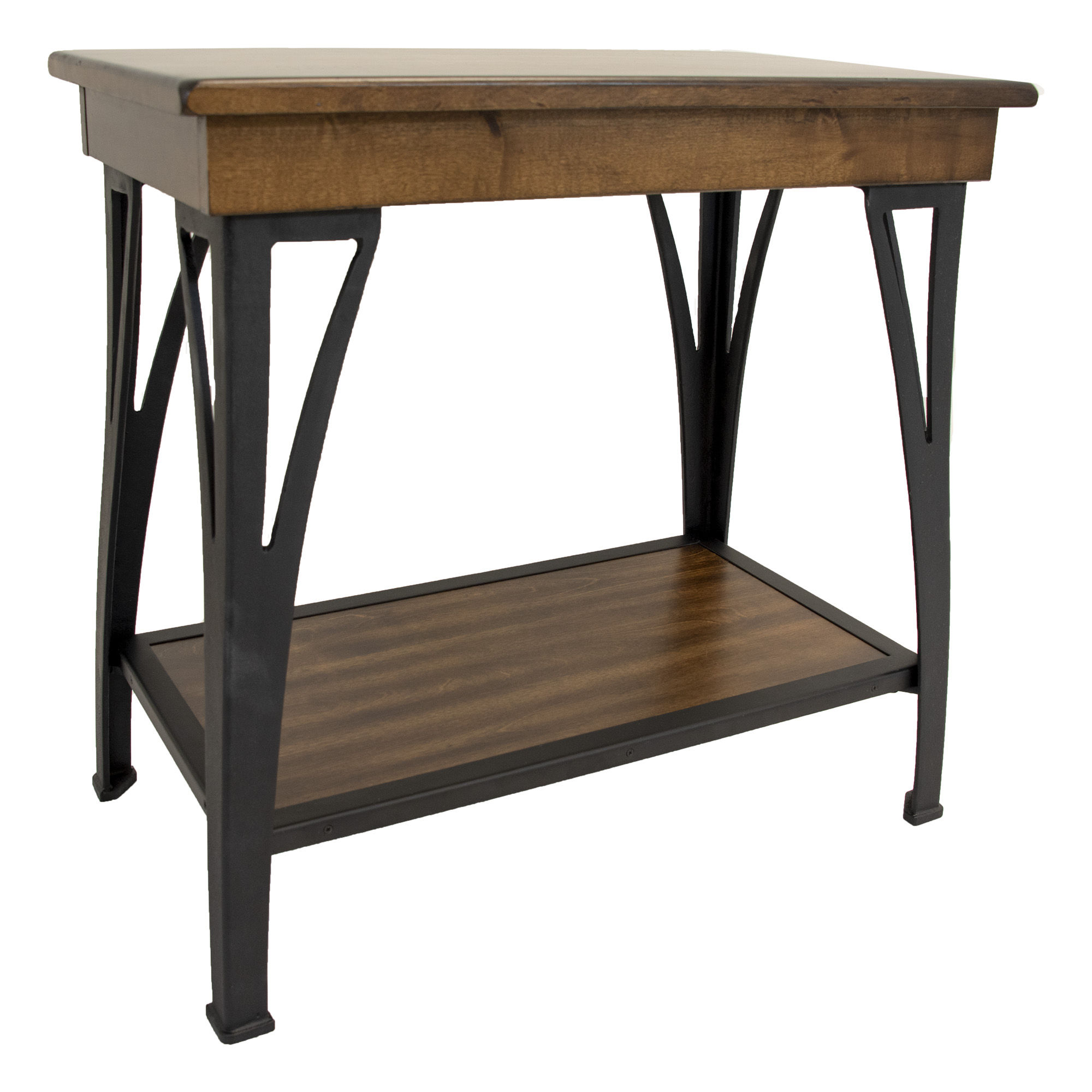 Intercon The District Copper Chairside Table