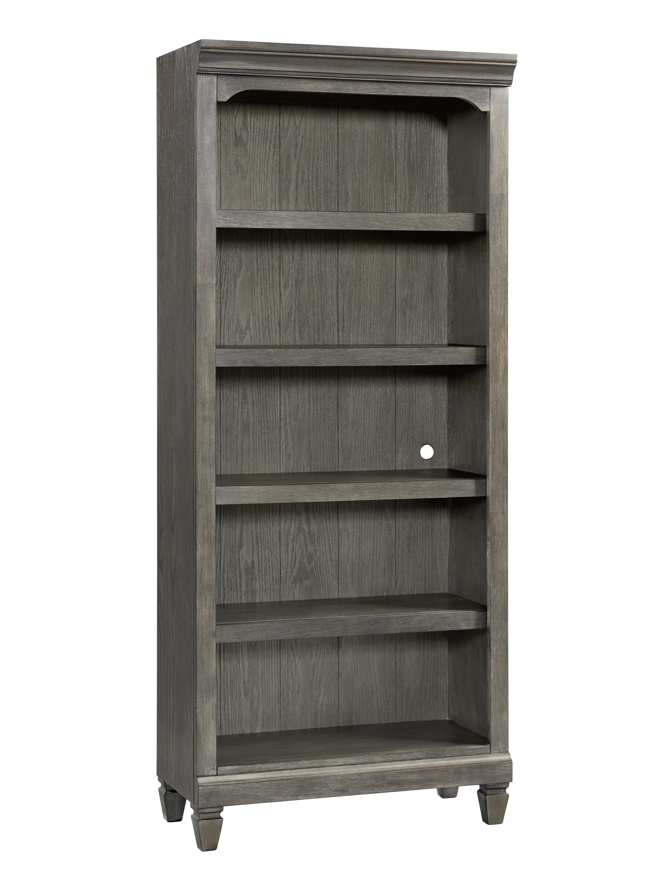Intercon Foundry Brushed Pewter Bunching Bookcase