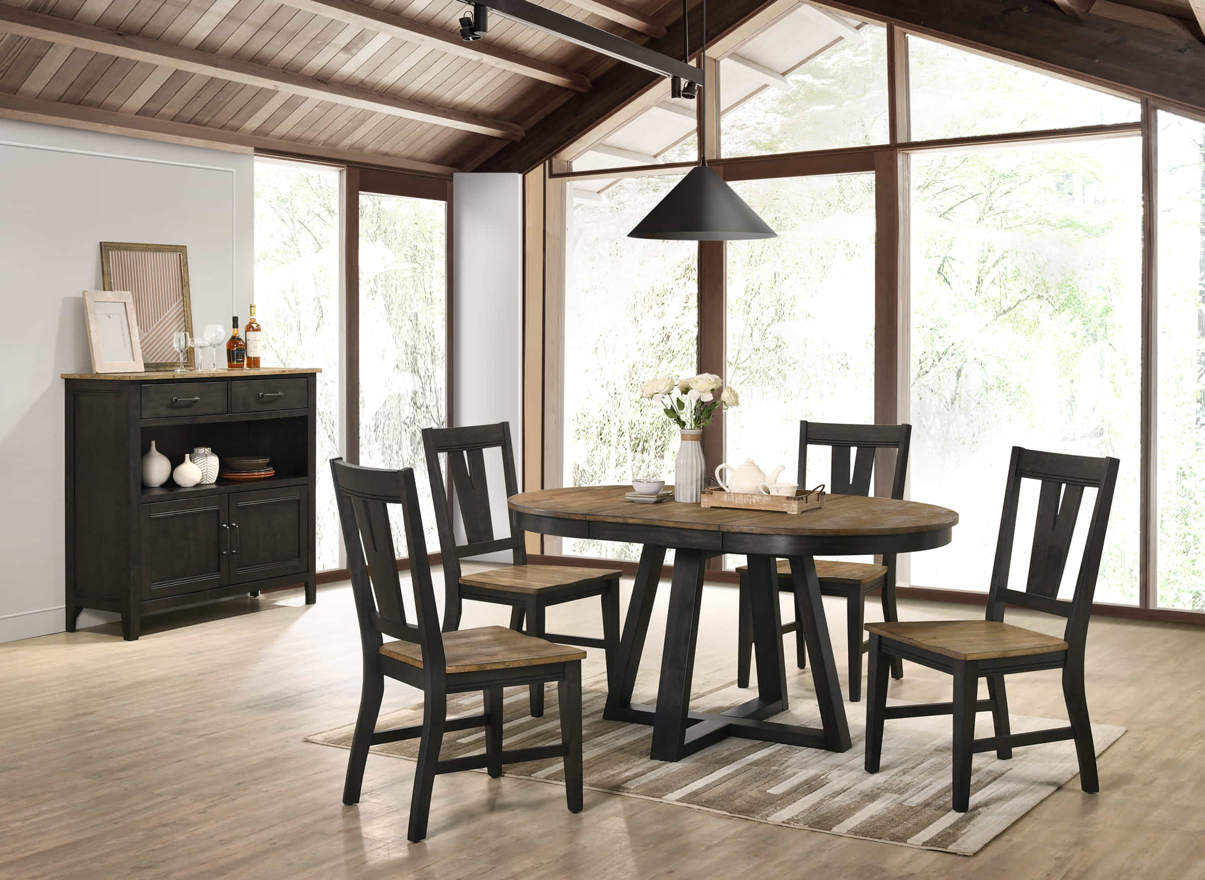 Intercon Harper Splat Back Dining Chair - Thumbnail 5