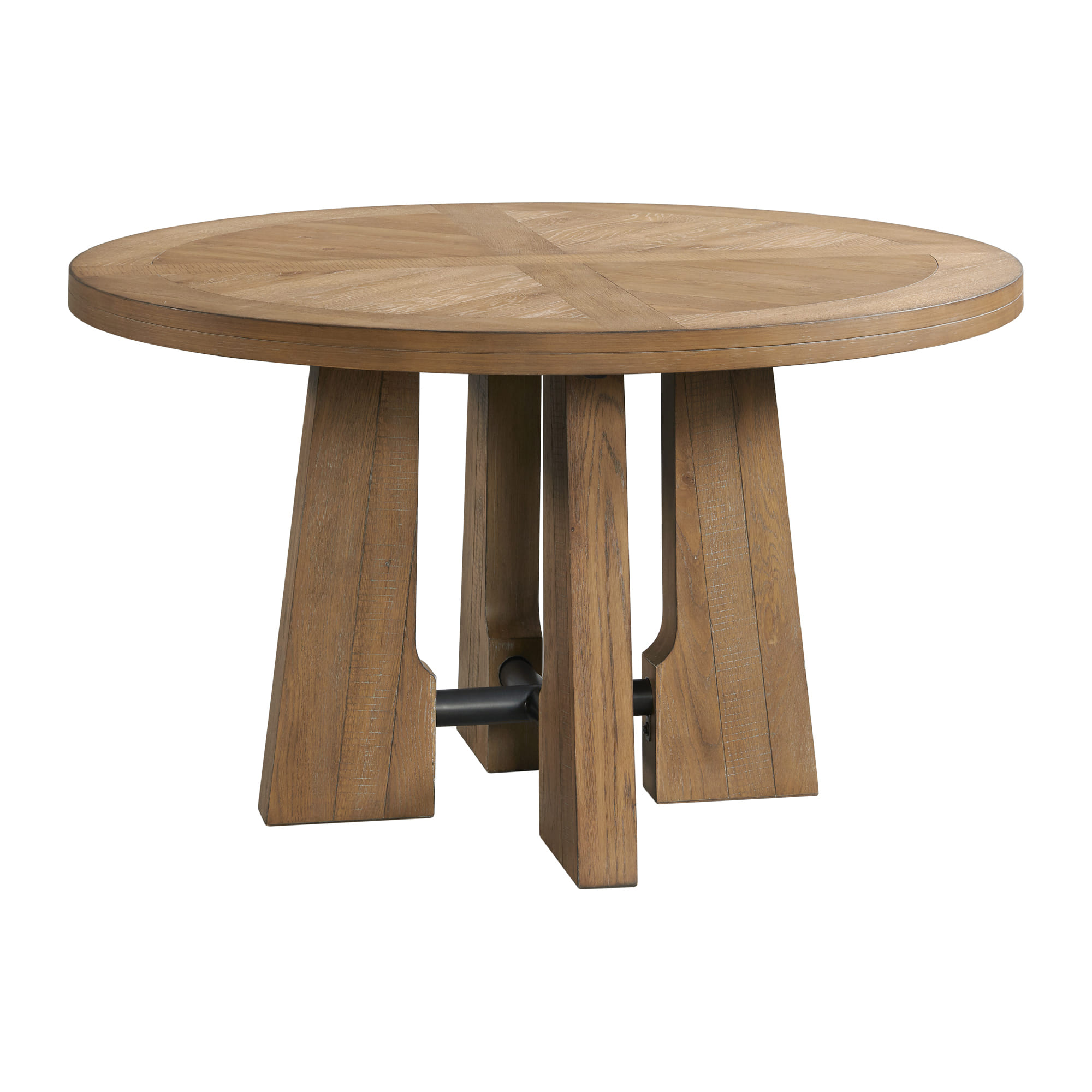 Intercon Landmark Weathered Oak Round Table