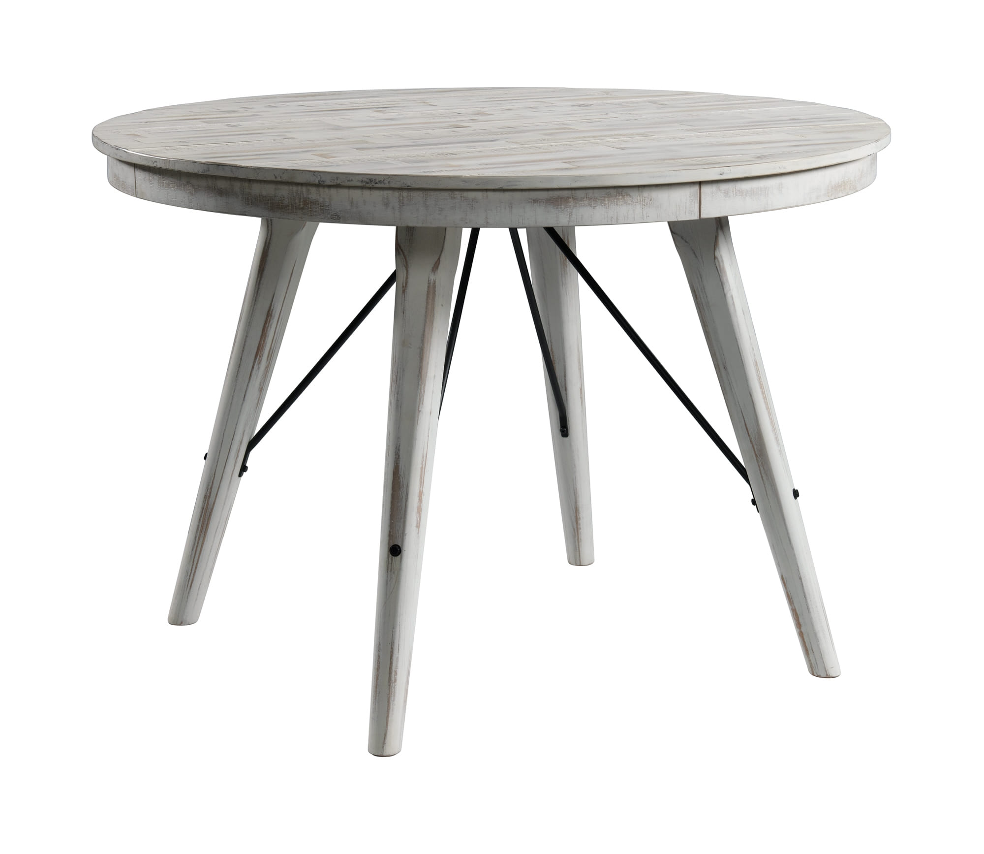 Intercon Modern Rustic Weathered White Counter Table