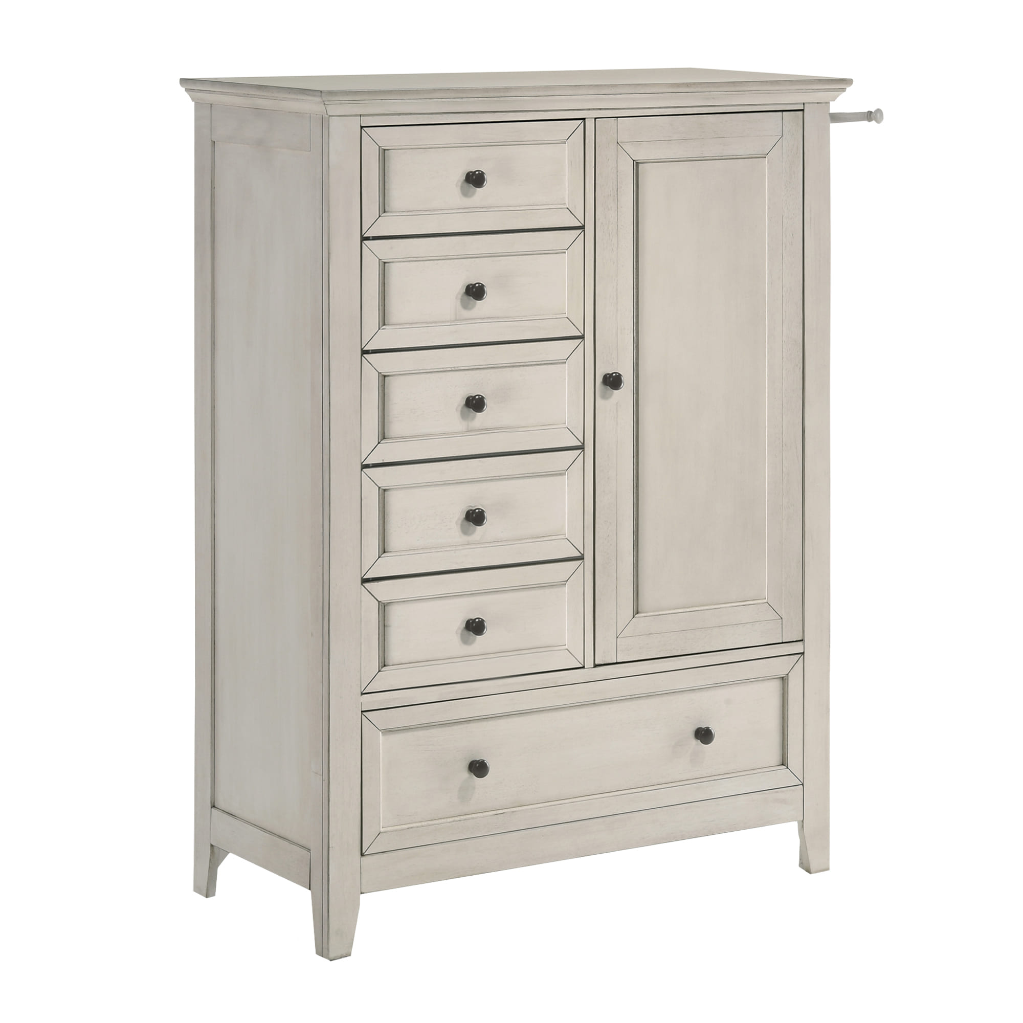 Intercon San Mateo Youth Rustic White Chifferobe